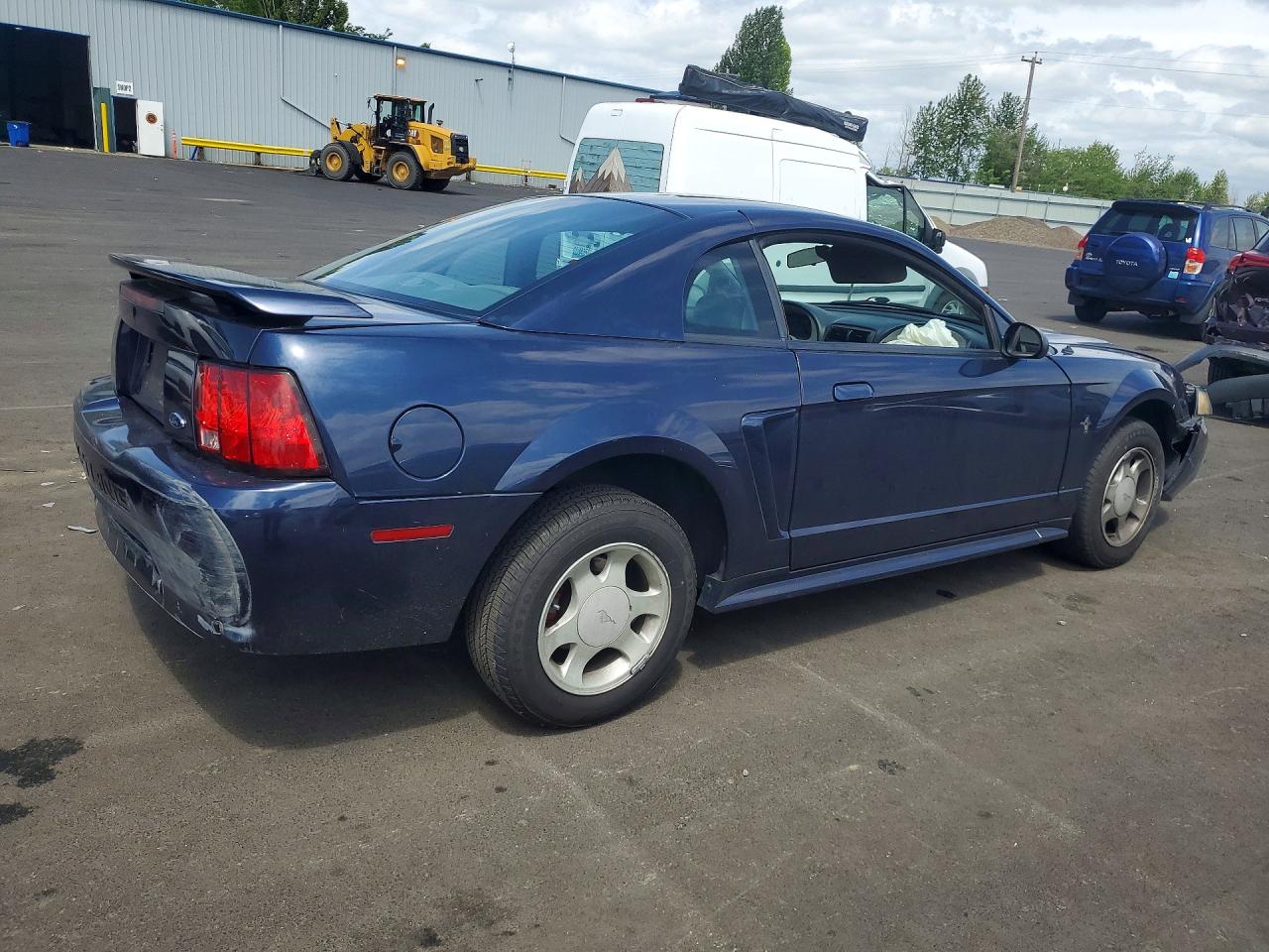 2001 Ford Mustang Blue vin: 1FAFP40471F103808