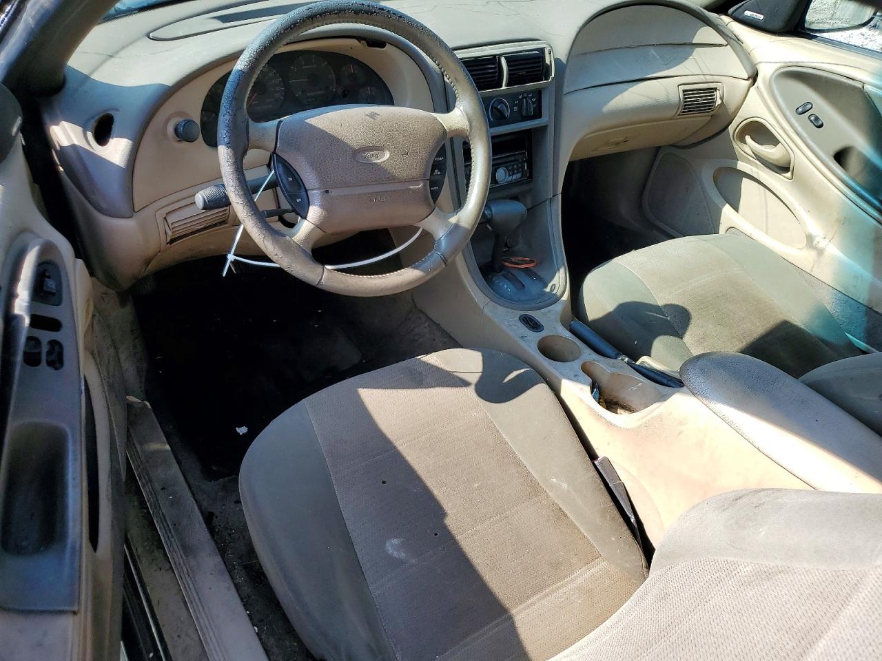 2001 Ford Mustang Green vin: 1FAFP40471F203262