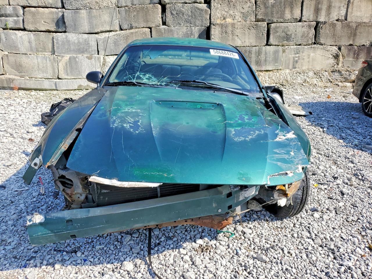 2001 Ford Mustang Green vin: 1FAFP40471F203262