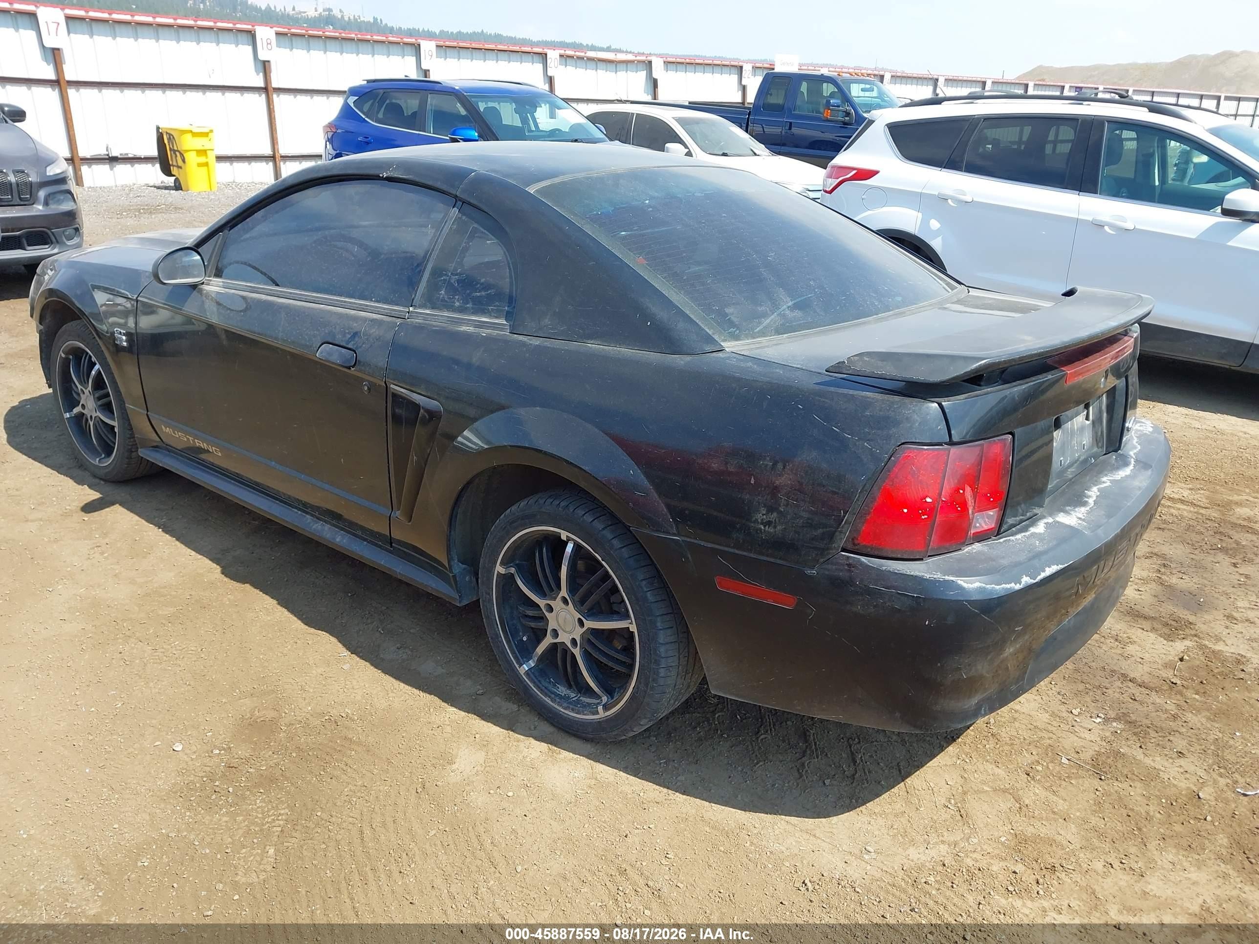 2001 Ford Mustang   Black vin: 1FAFP40471F243115