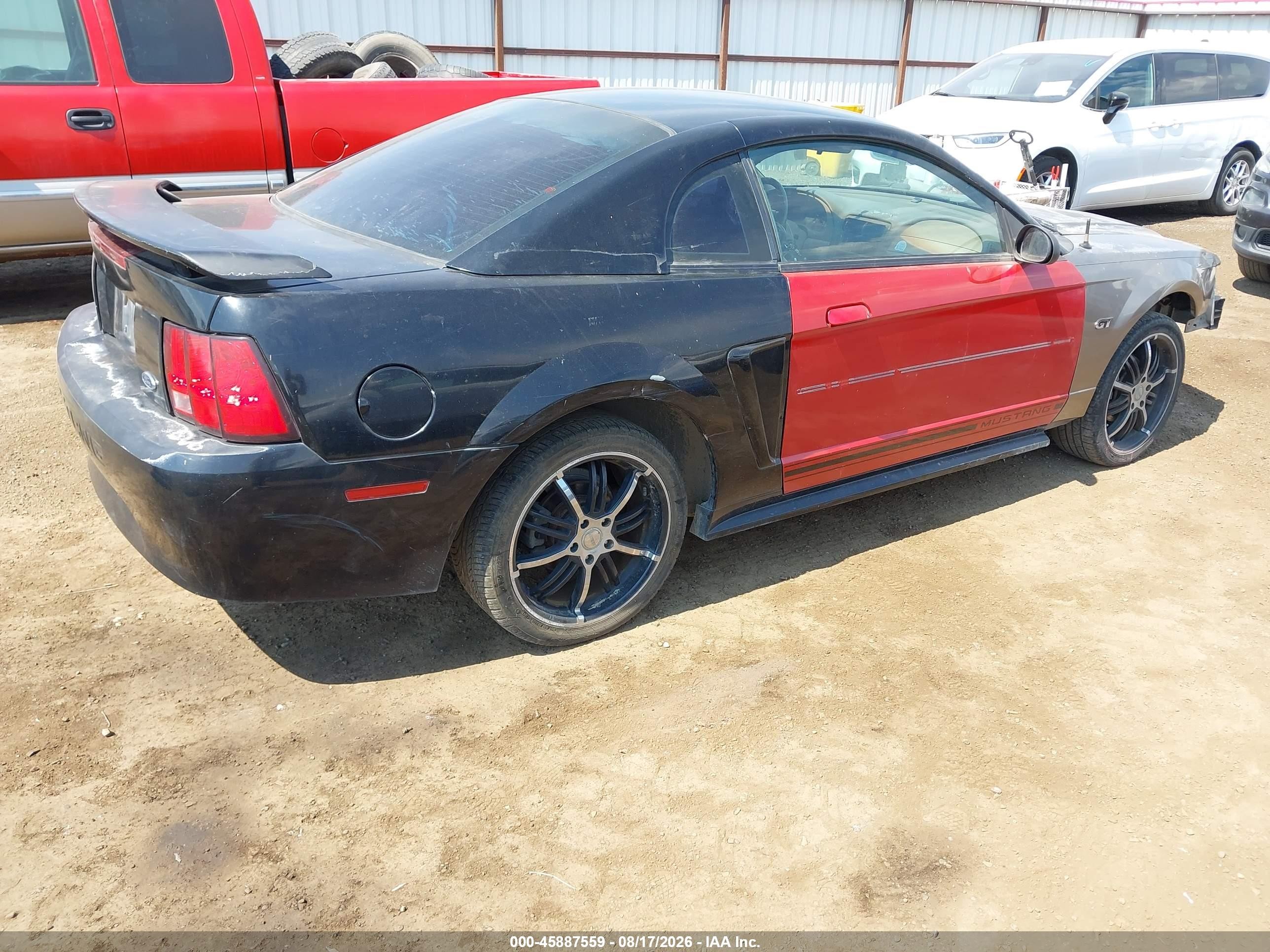 2001 Ford Mustang   Black vin: 1FAFP40471F243115