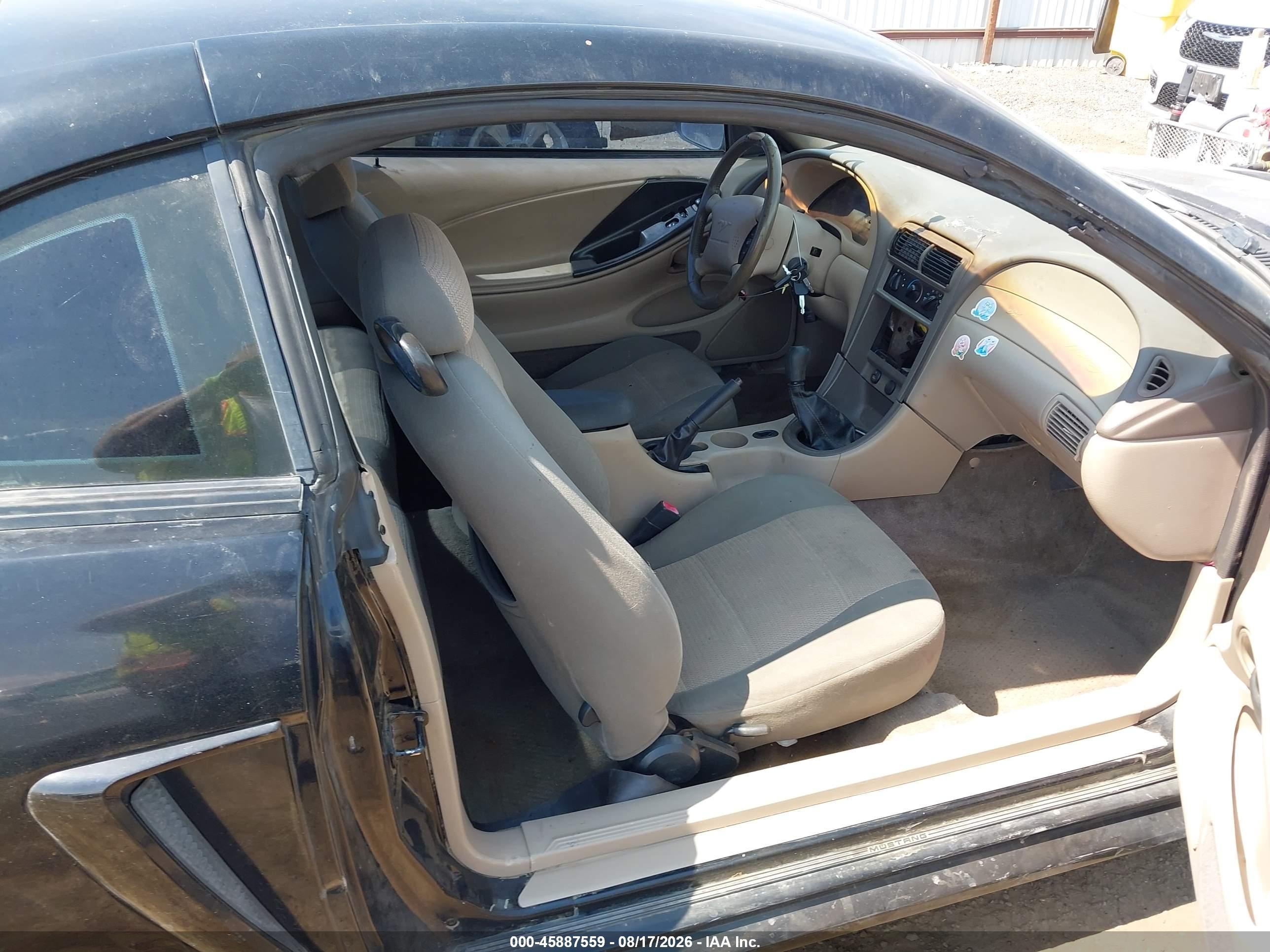 2001 Ford Mustang   Black vin: 1FAFP40471F243115
