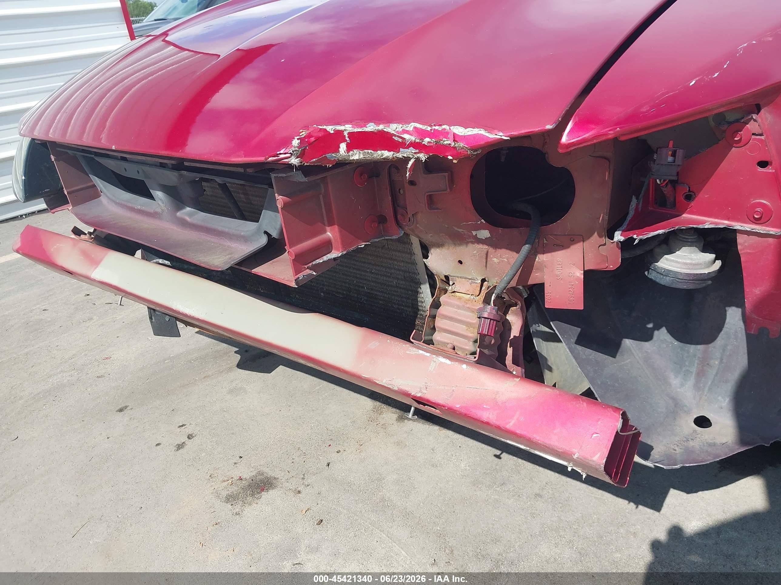 2002 Ford Mustang Deluxe/premium Red vin: 1FAFP40472F167865
