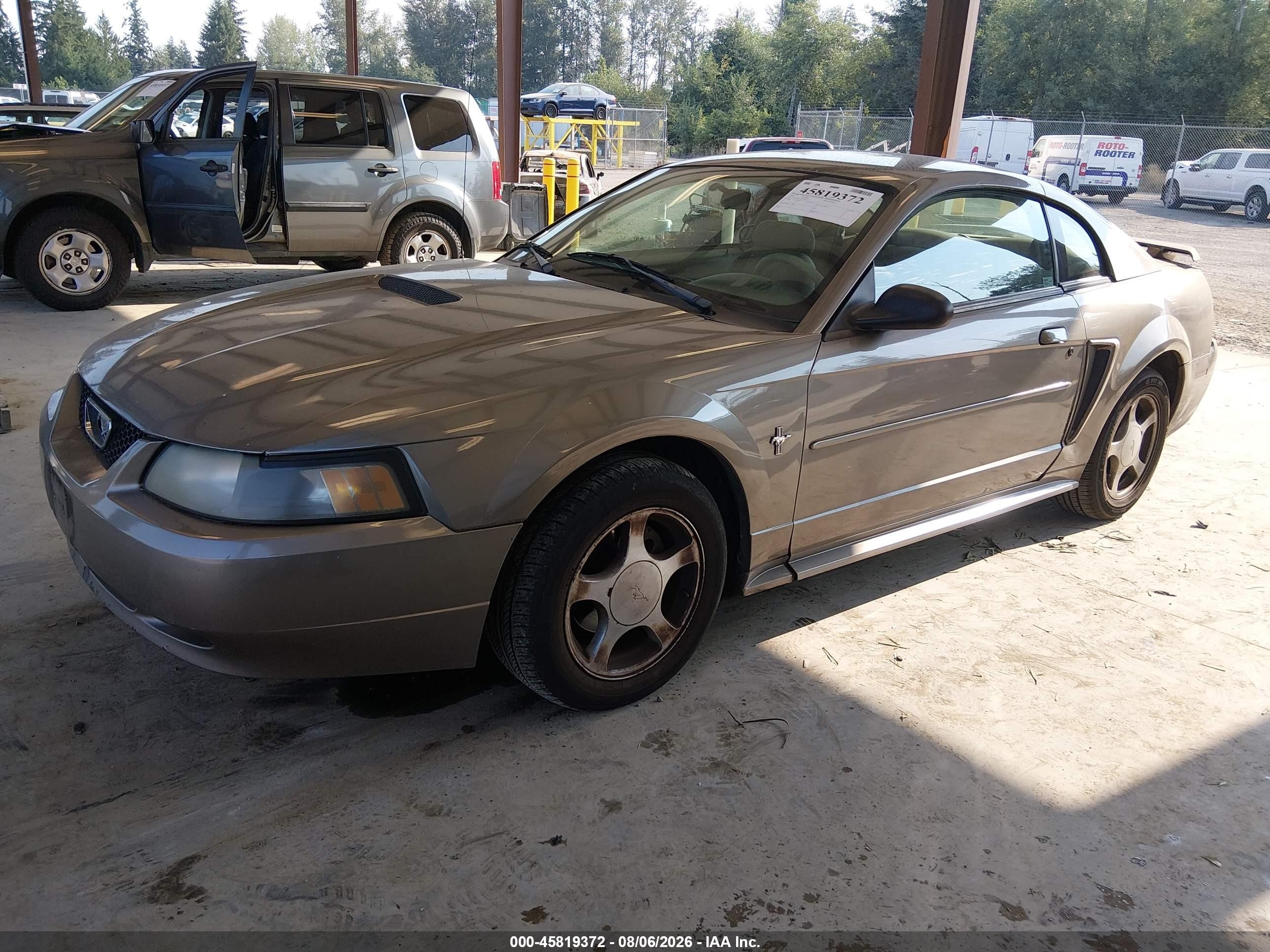 2002 Ford Mustang Deluxe/premium/standard Brown vin: 1FAFP40472F171432