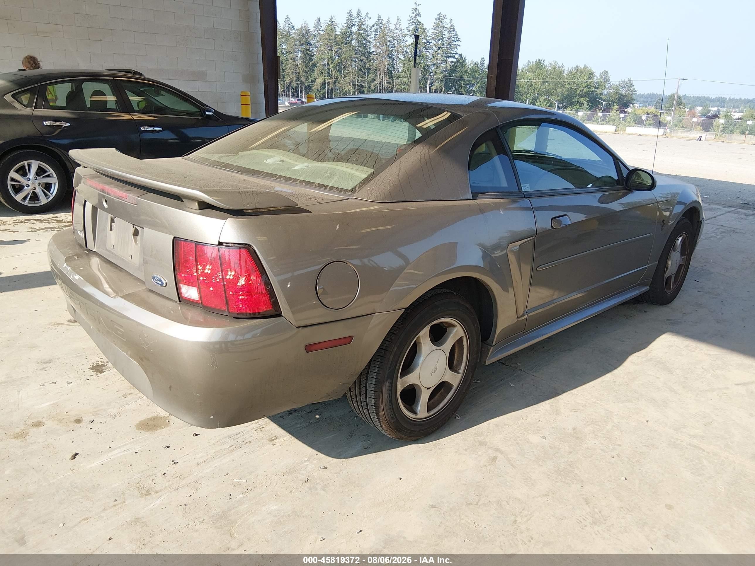 2002 Ford Mustang Deluxe/premium/standard Brown vin: 1FAFP40472F171432