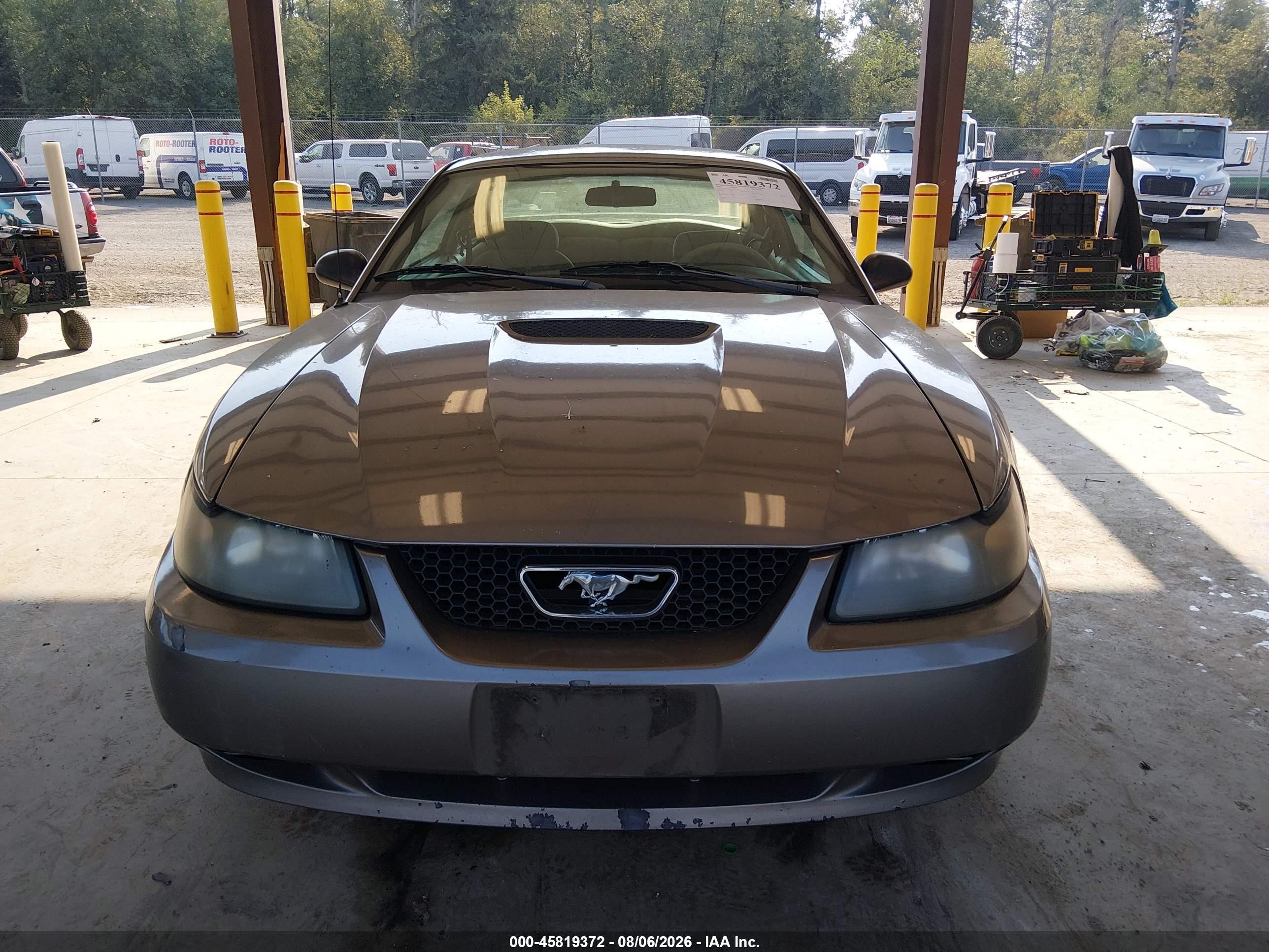 2002 Ford Mustang Deluxe/premium/standard Brown vin: 1FAFP40472F171432