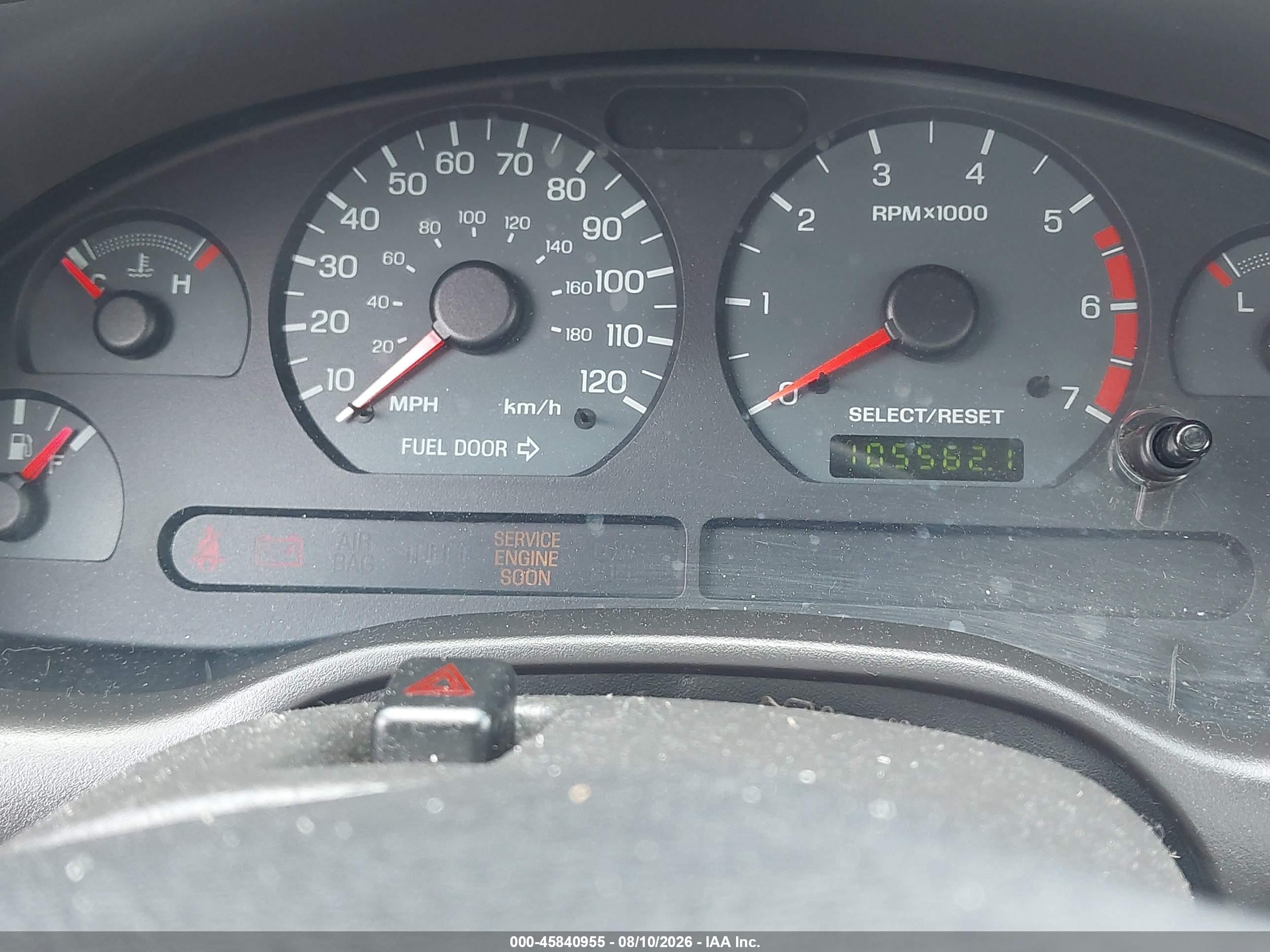 2003 Ford Mustang   Blue vin: 1FAFP40473F303333