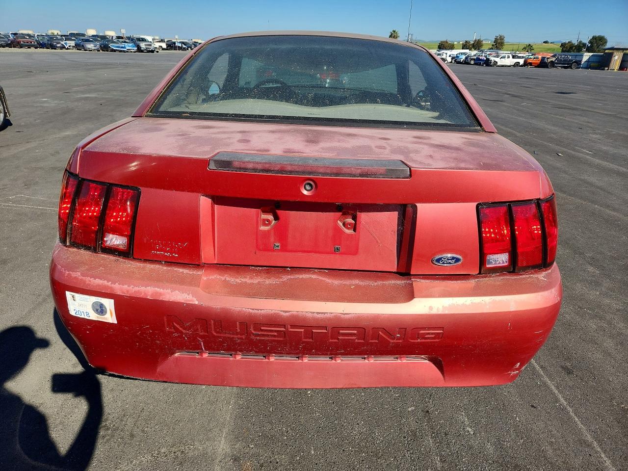 1999 Ford Mustang Red vin: 1FAFP4047XF136378