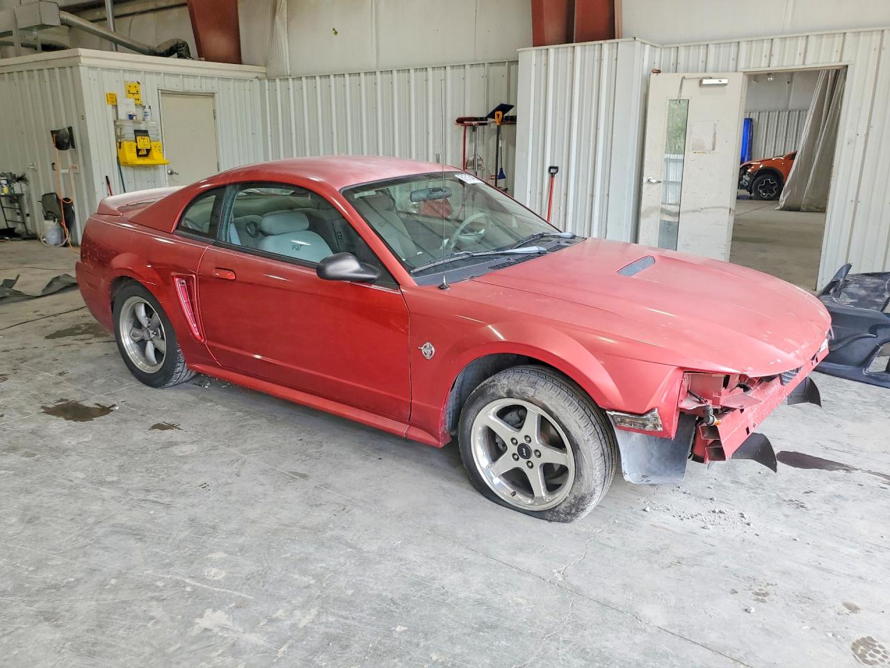 1999 Ford Mustang Red vin: 1FAFP4047XF145310
