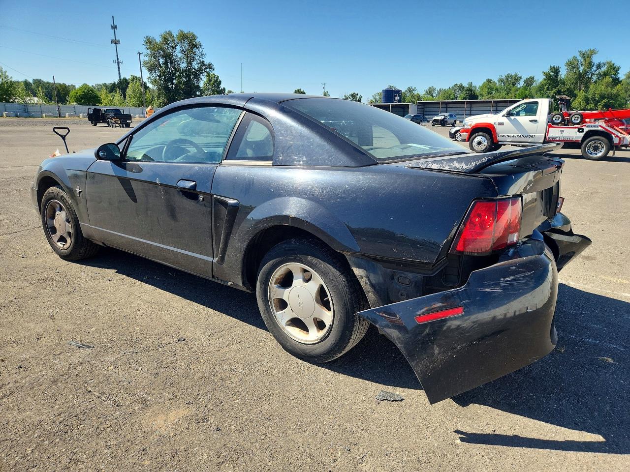 2000 Ford Mustang Black vin: 1FAFP4047YF123843