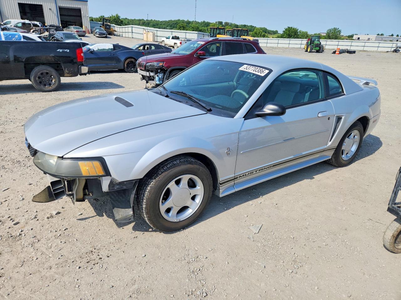 2001 Ford Mustang Silver vin: 1FAFP40481F179327