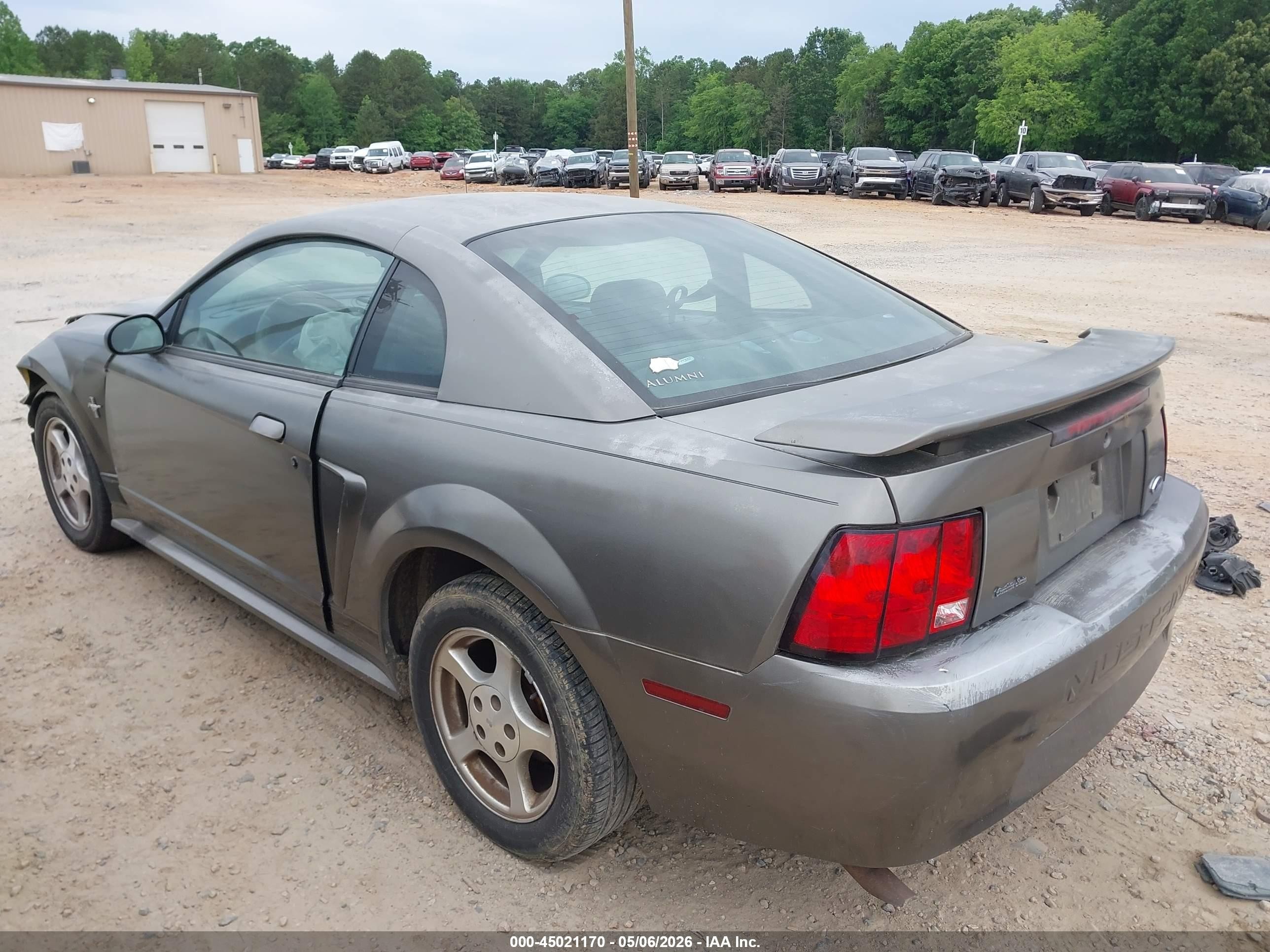 2002 Ford Mustang   Gray vin: 1FAFP40482F242749