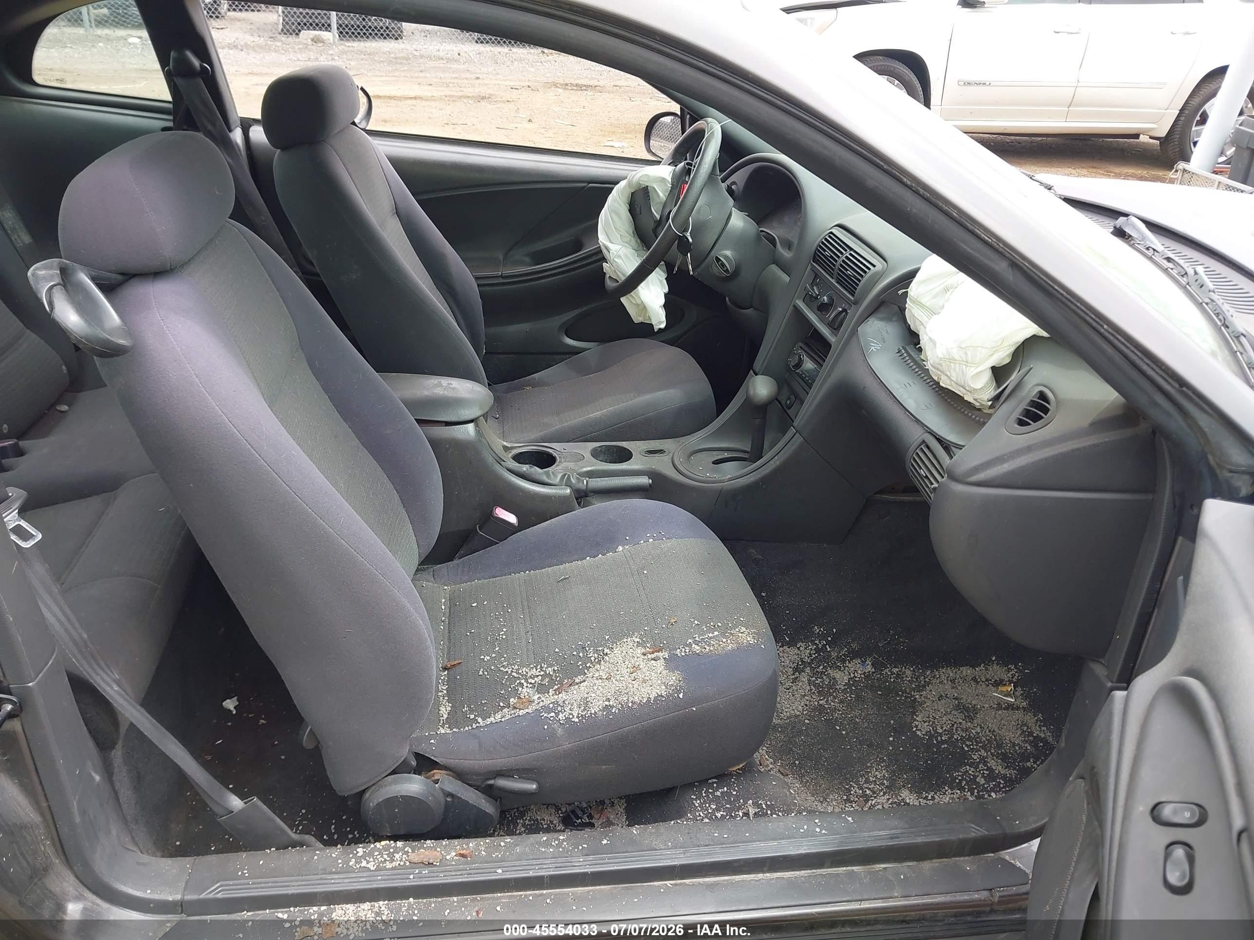 2003 Ford Mustang   Gray vin: 1FAFP40483F349415