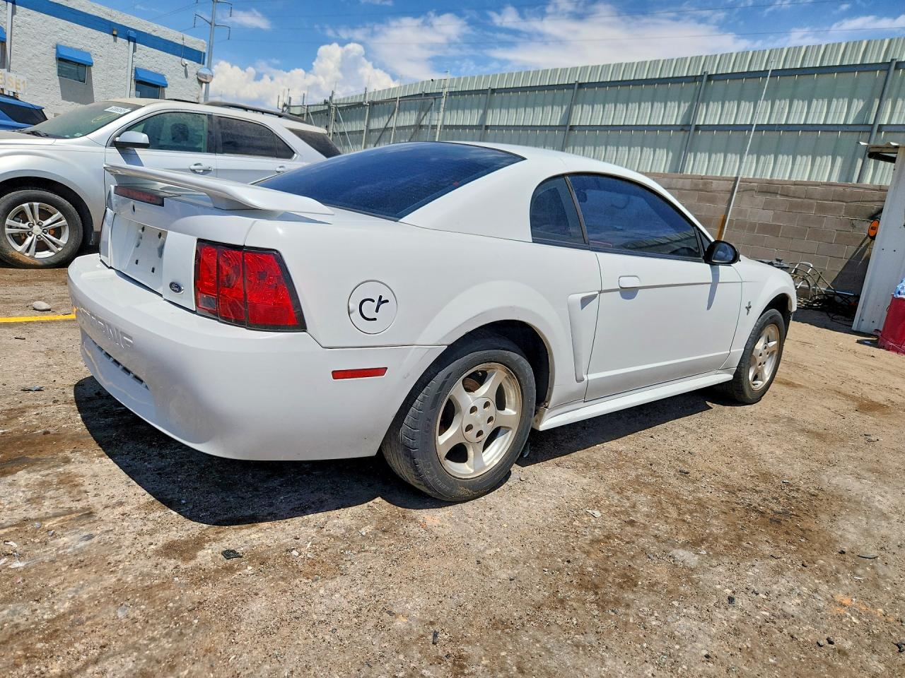 2003 Ford Mustang White vin: 1FAFP40483F363749