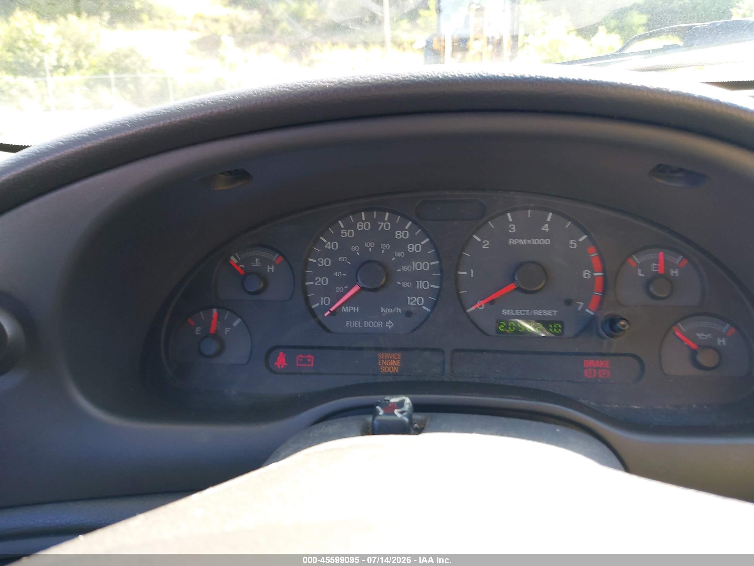 2003 Ford Mustang   Gray vin: 1FAFP40483F420659