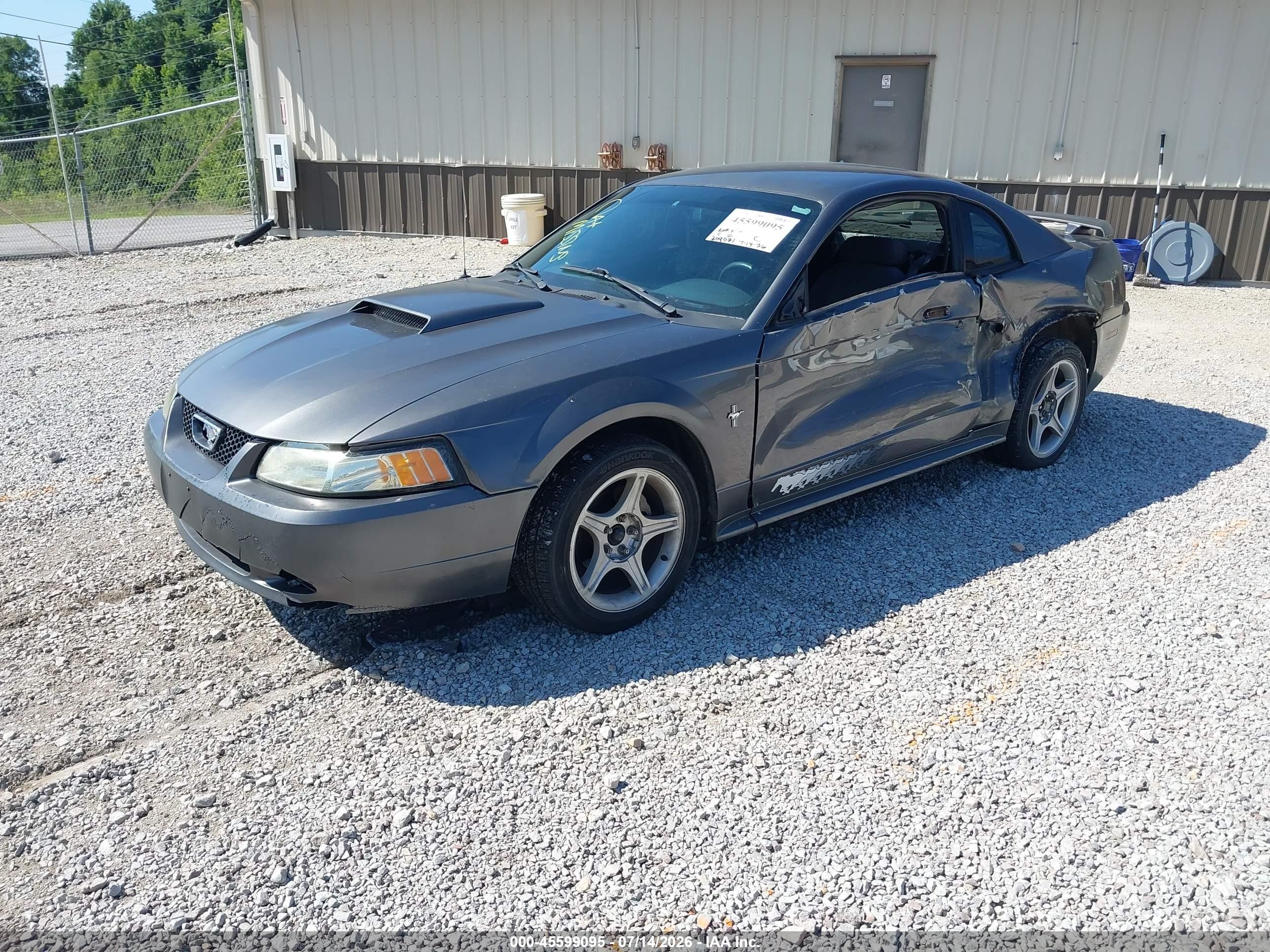 2003 Ford Mustang   Gray vin: 1FAFP40483F420659