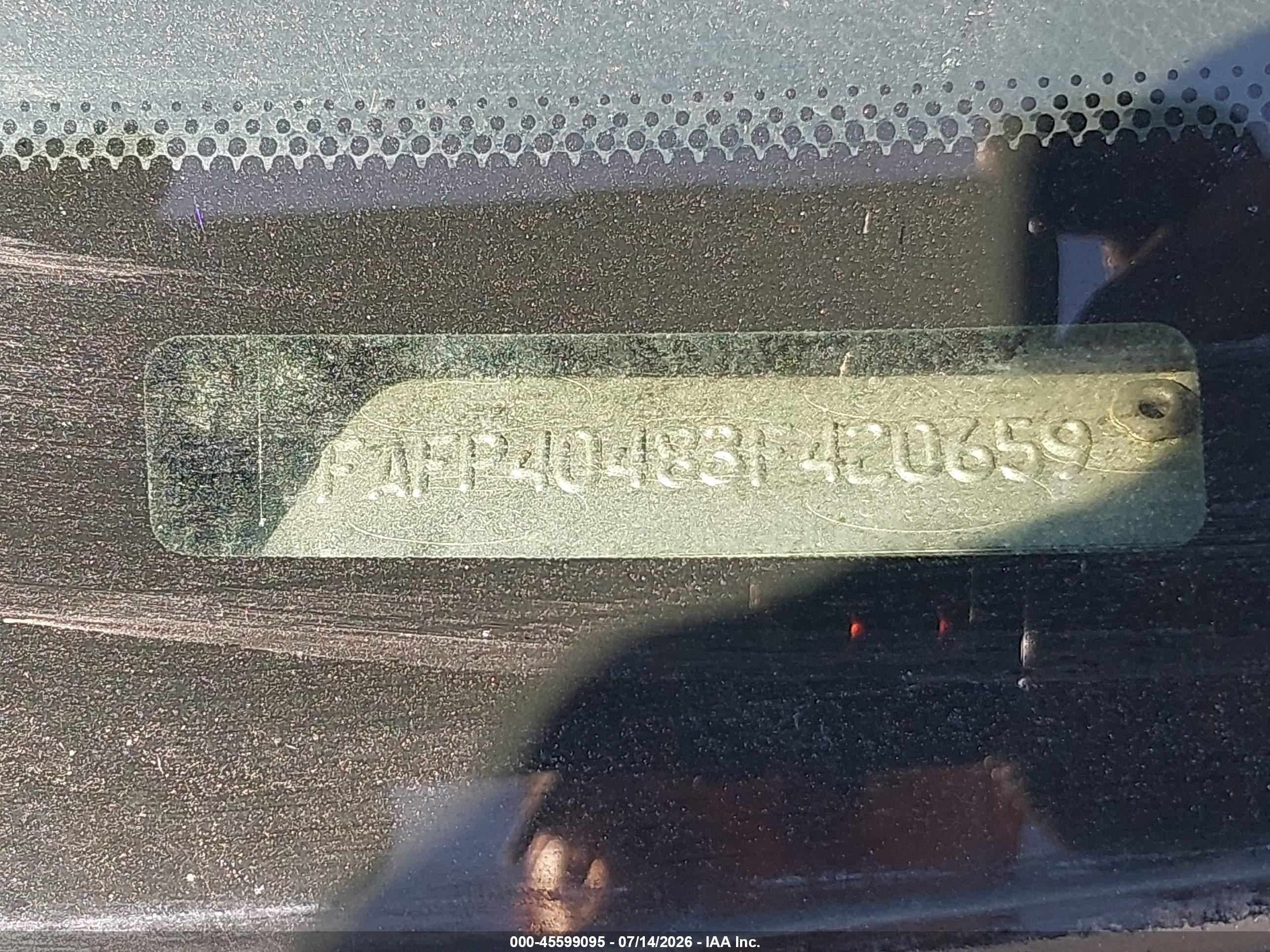 2003 Ford Mustang   Gray vin: 1FAFP40483F420659
