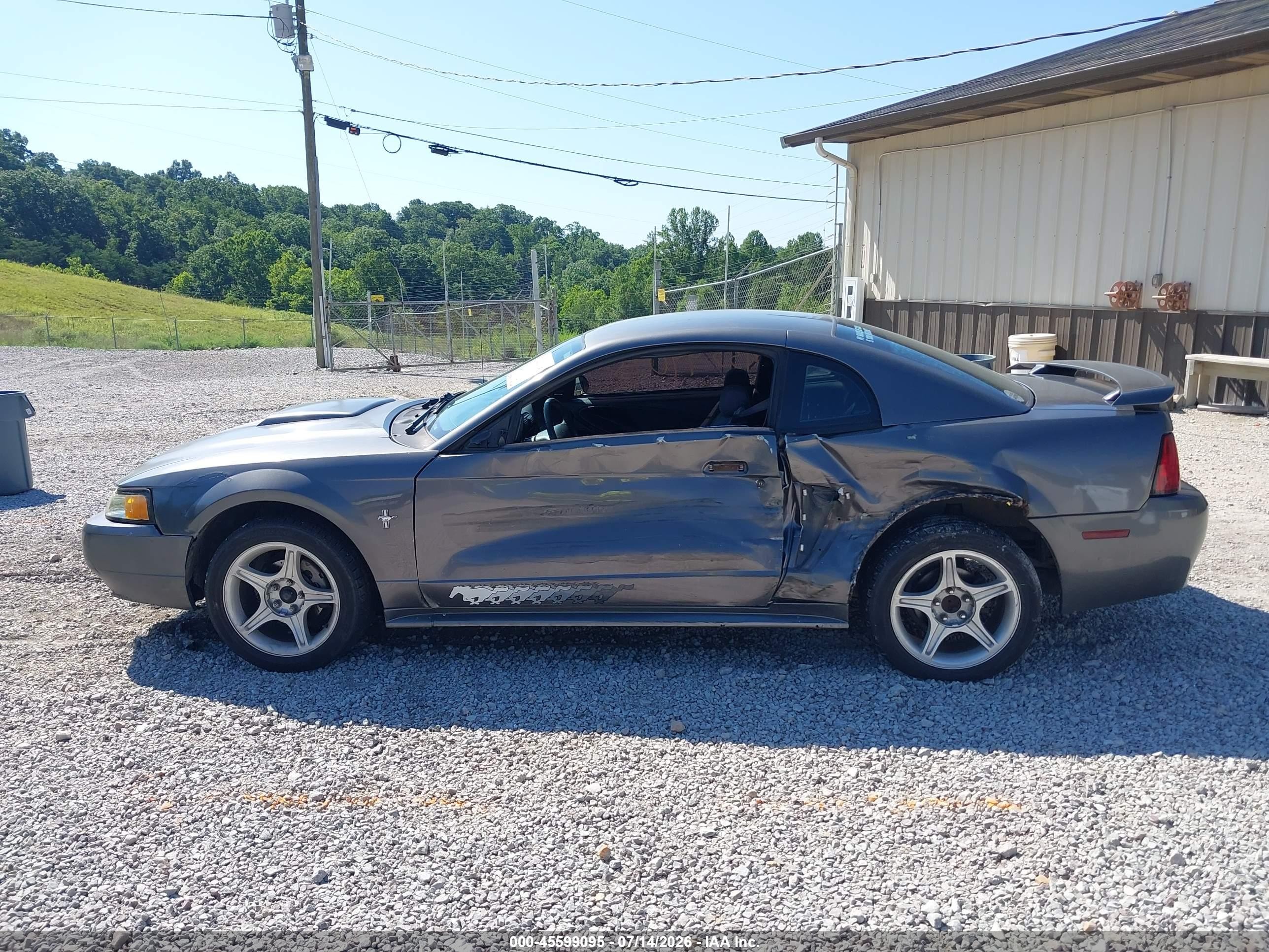 2003 Ford Mustang   Gray vin: 1FAFP40483F420659