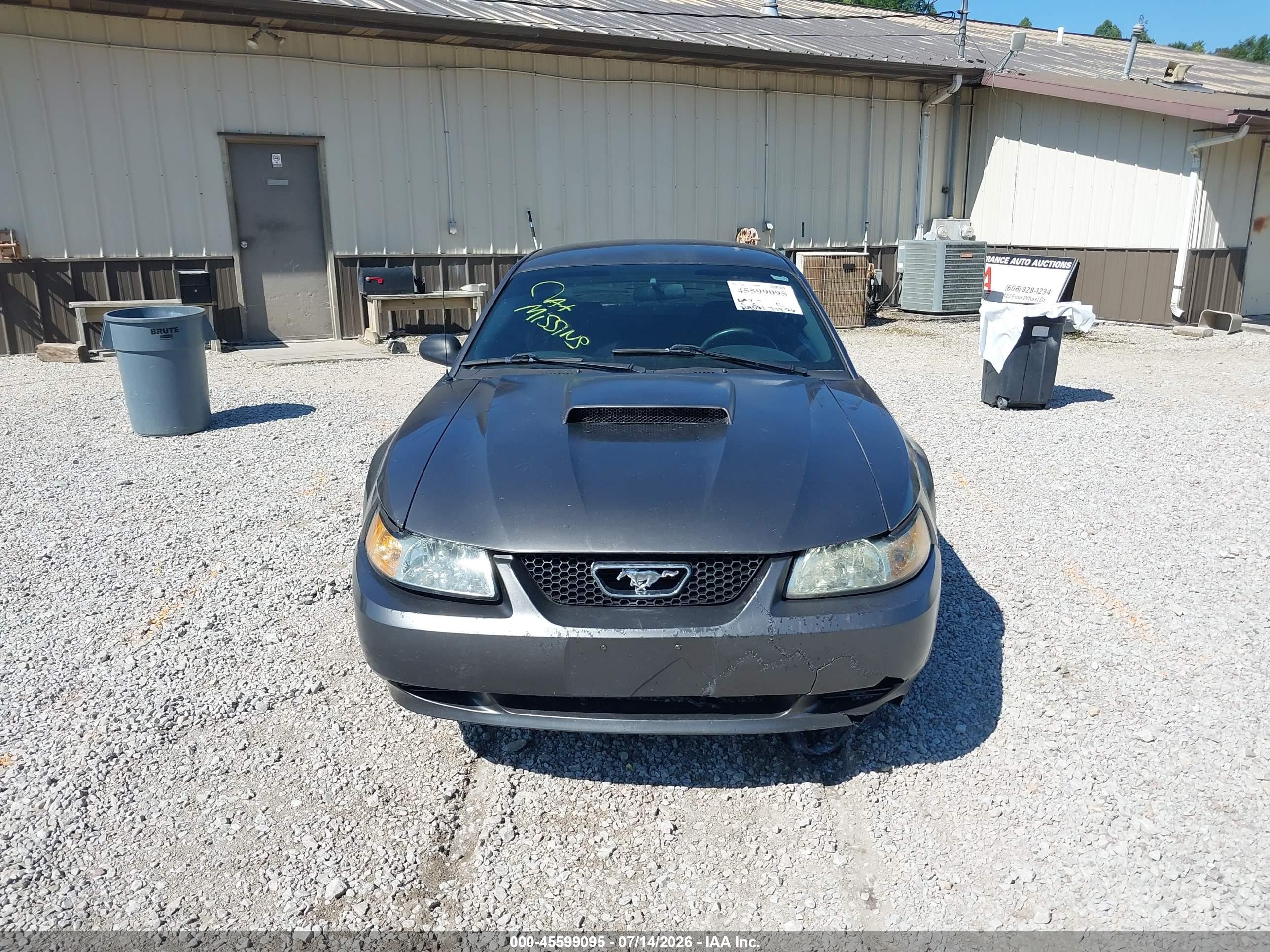 2003 Ford Mustang   Gray vin: 1FAFP40483F420659