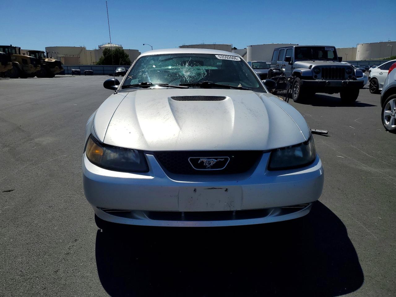2003 Ford Mustang Silver vin: 1FAFP40483F439891