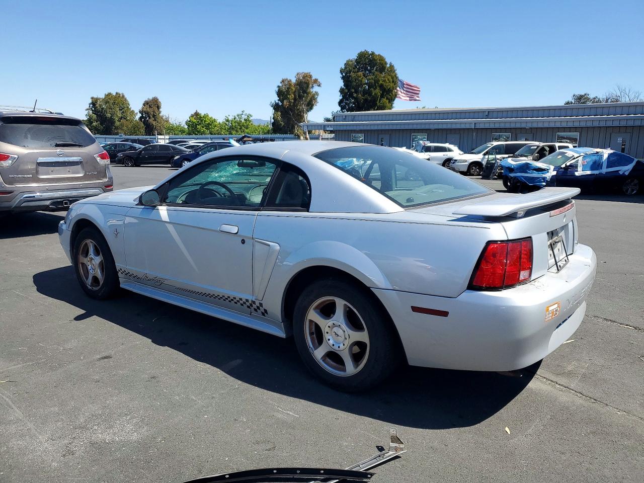 2003 Ford Mustang Silver vin: 1FAFP40483F439891