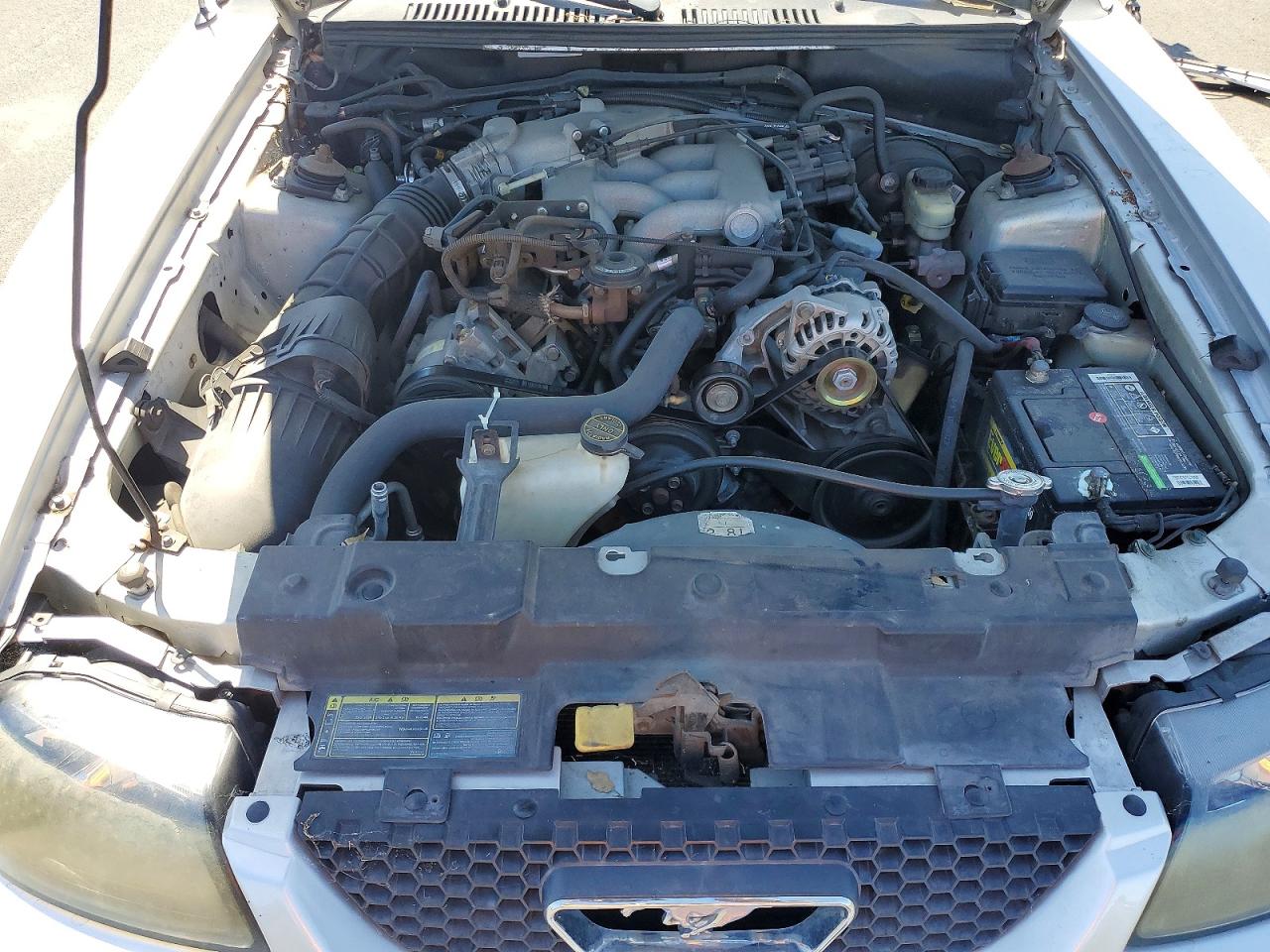 2003 Ford Mustang Silver vin: 1FAFP40483F439891