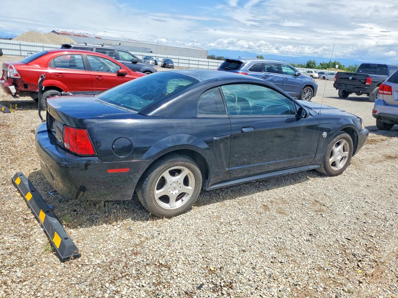 2004 Ford Mustang Black vin: 1FAFP40484F102588