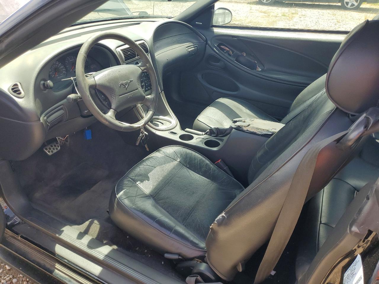 2004 Ford Mustang Black vin: 1FAFP40484F102588