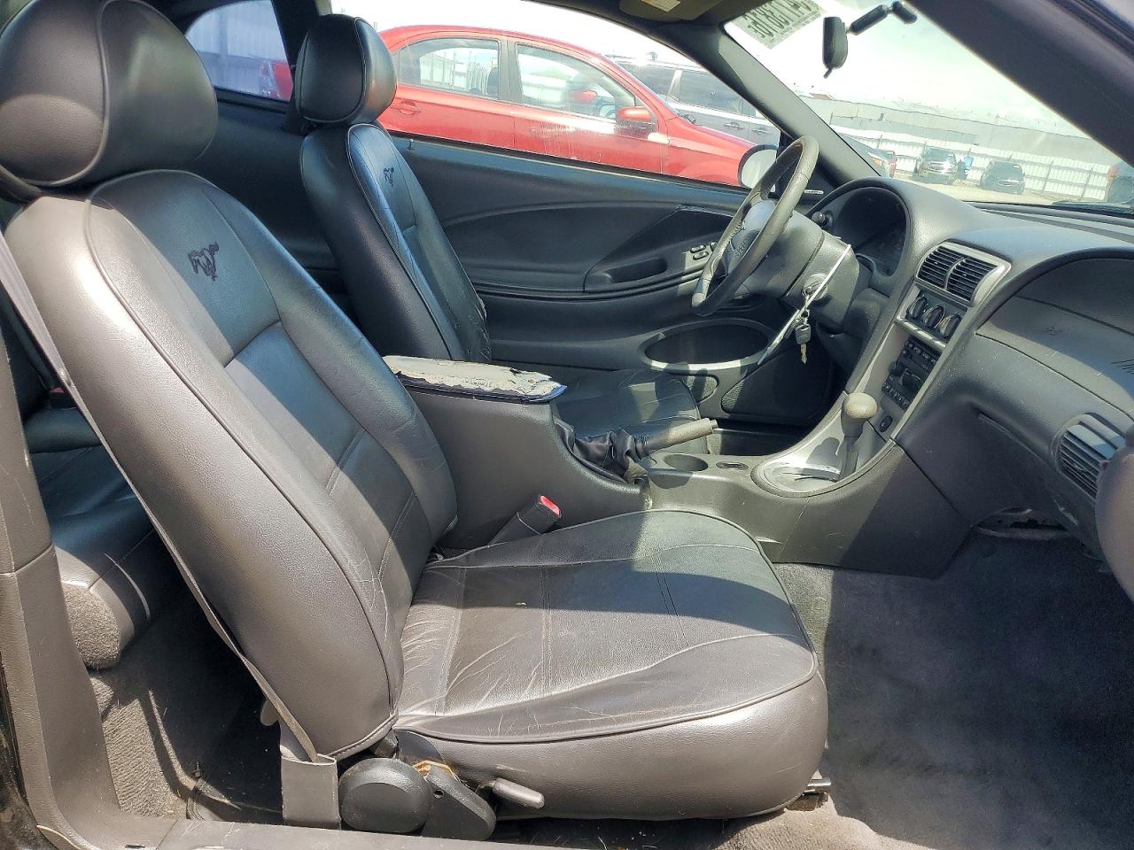 2004 Ford Mustang Black vin: 1FAFP40484F102588