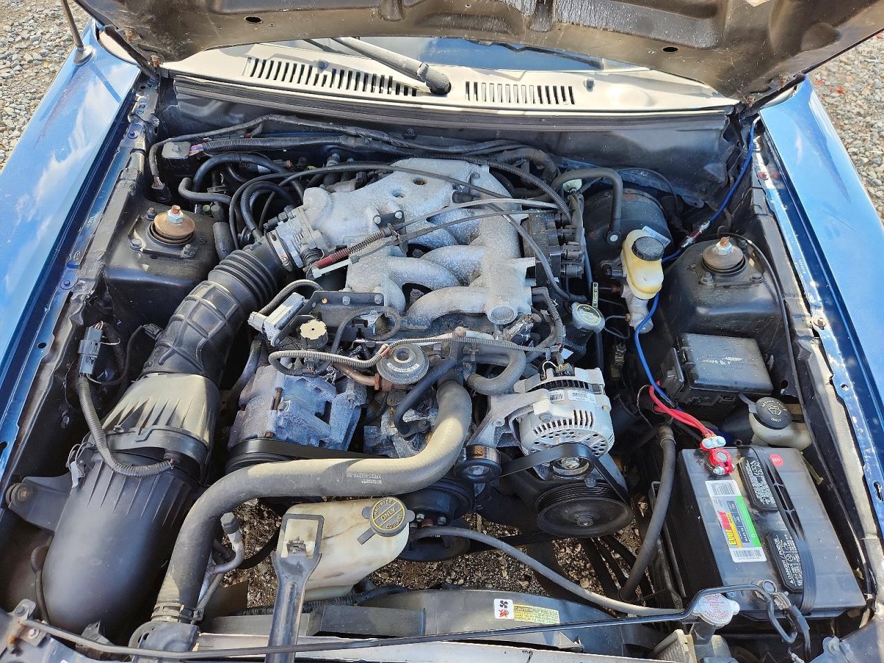 1999 Ford Mustang Blue vin: 1FAFP4048XF235355