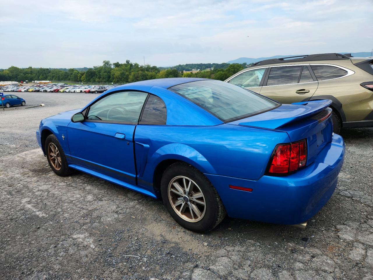 2000 Ford Mustang Blue vin: 1FAFP4048YF191312
