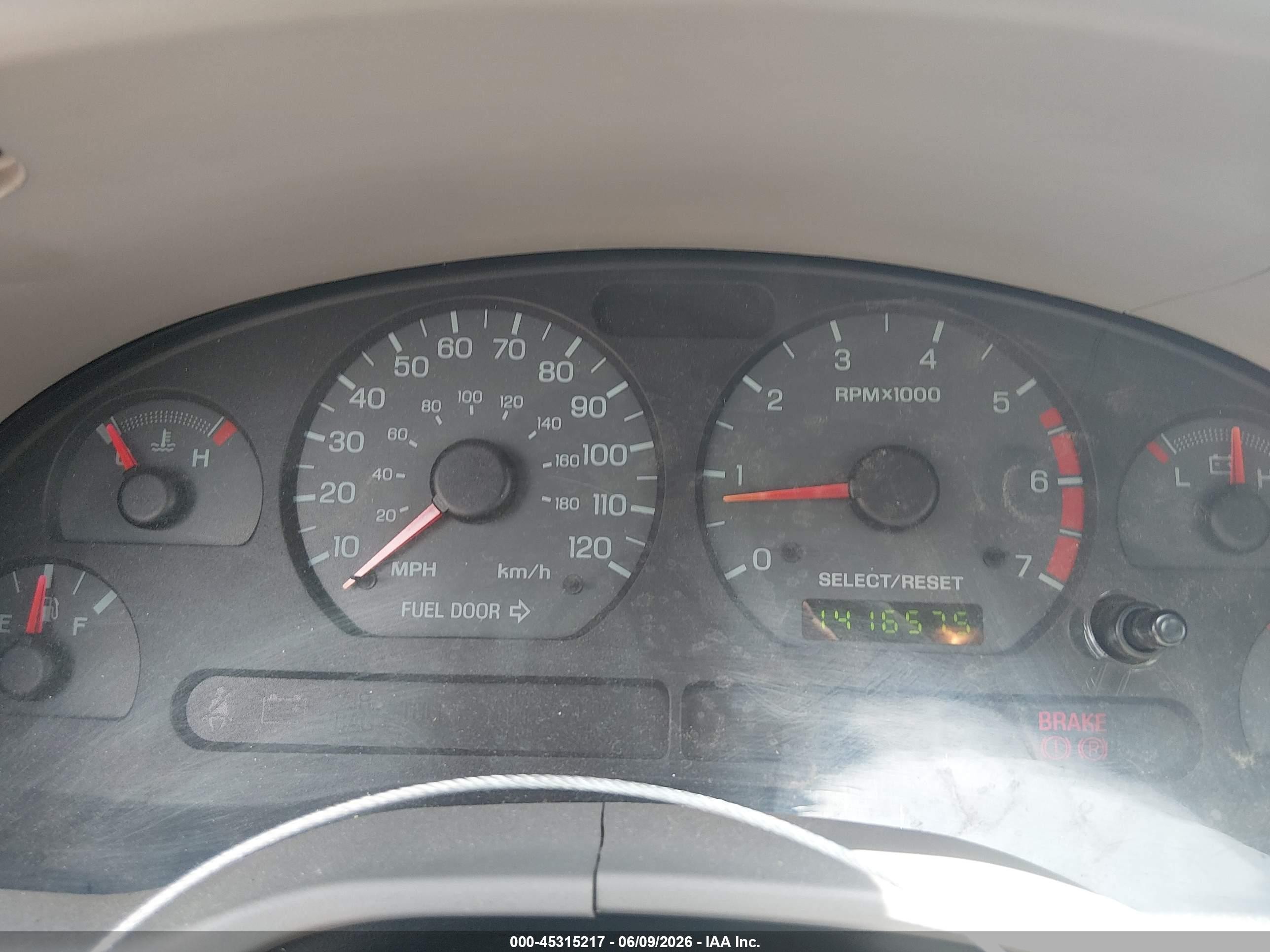 2001 Ford Mustang   Navy vin: 1FAFP40491F147406