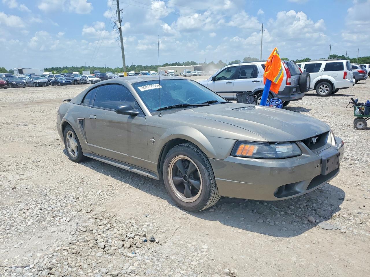 2001 Ford Mustang Gray vin: 1FAFP40491F240412