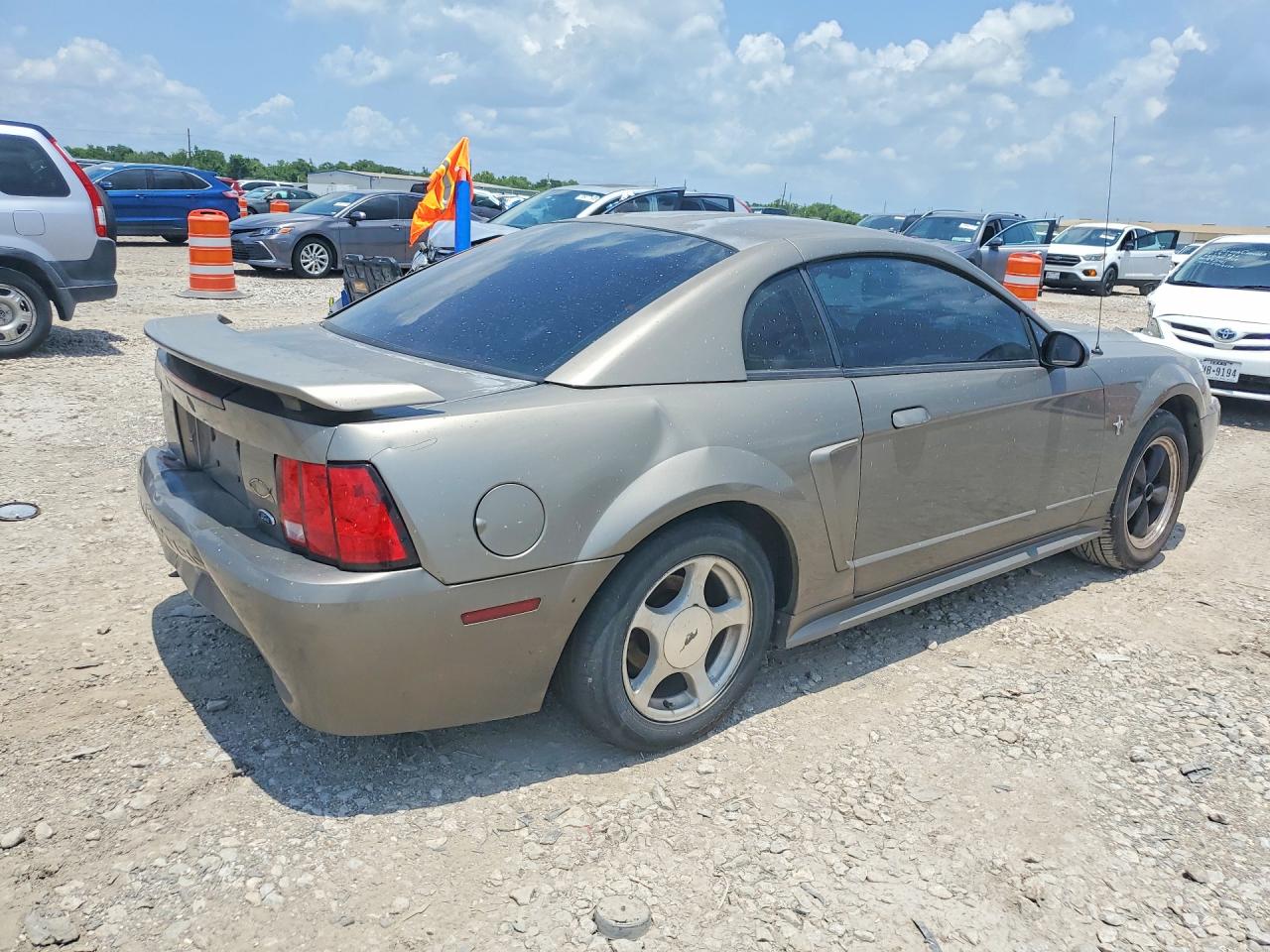 2001 Ford Mustang Gray vin: 1FAFP40491F240412