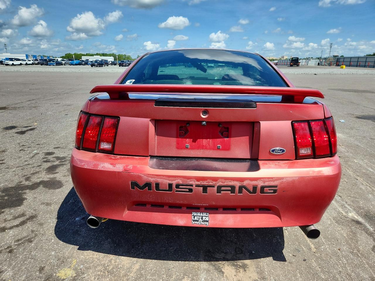 2001 Ford Mustang Red vin: 1FAFP40491F253130