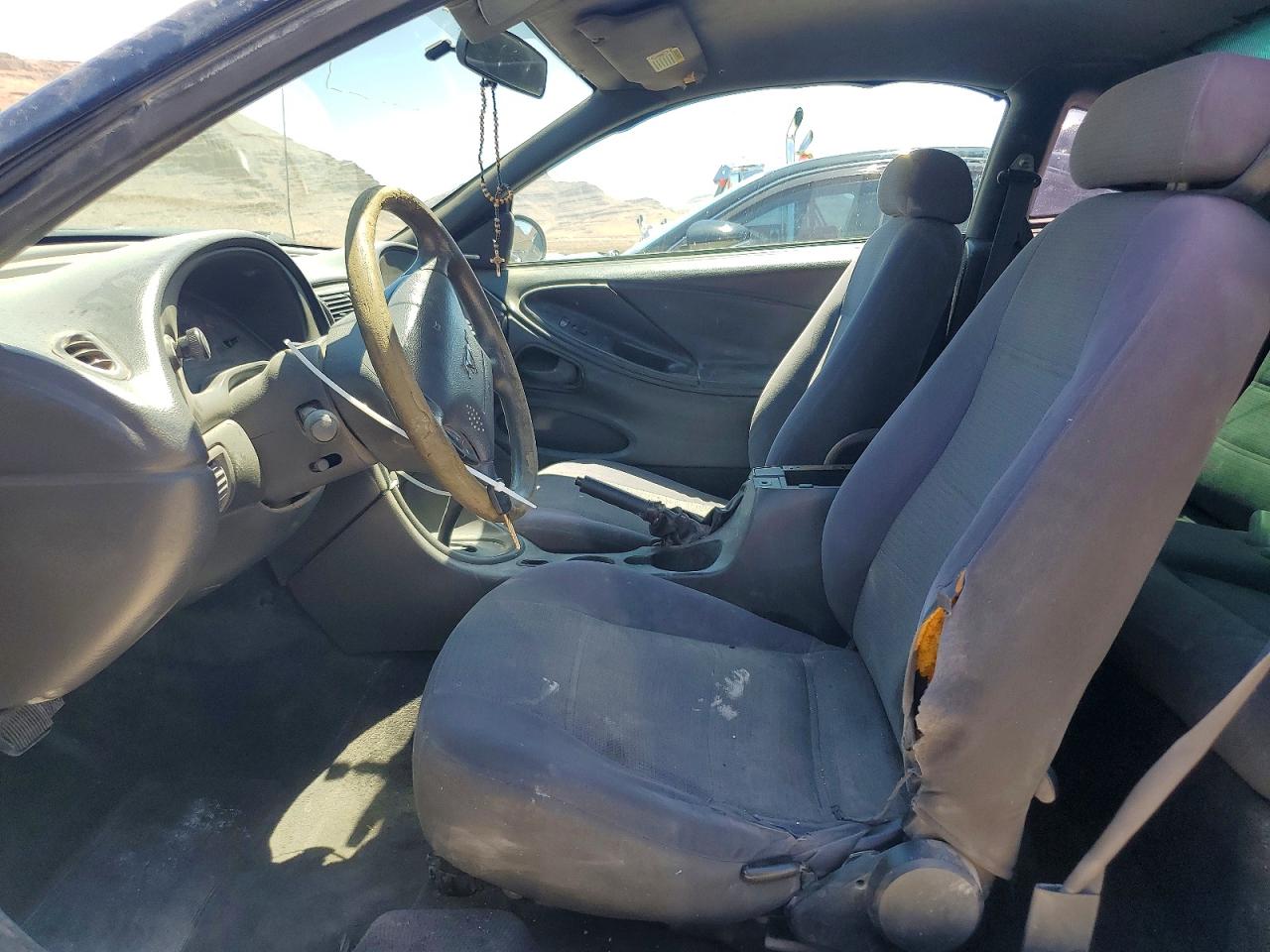 2002 Ford Mustang Black vin: 1FAFP40492F102449