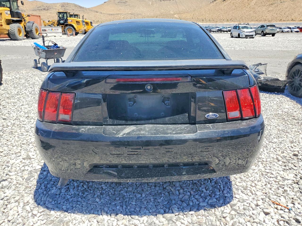 2002 Ford Mustang Black vin: 1FAFP40492F102449