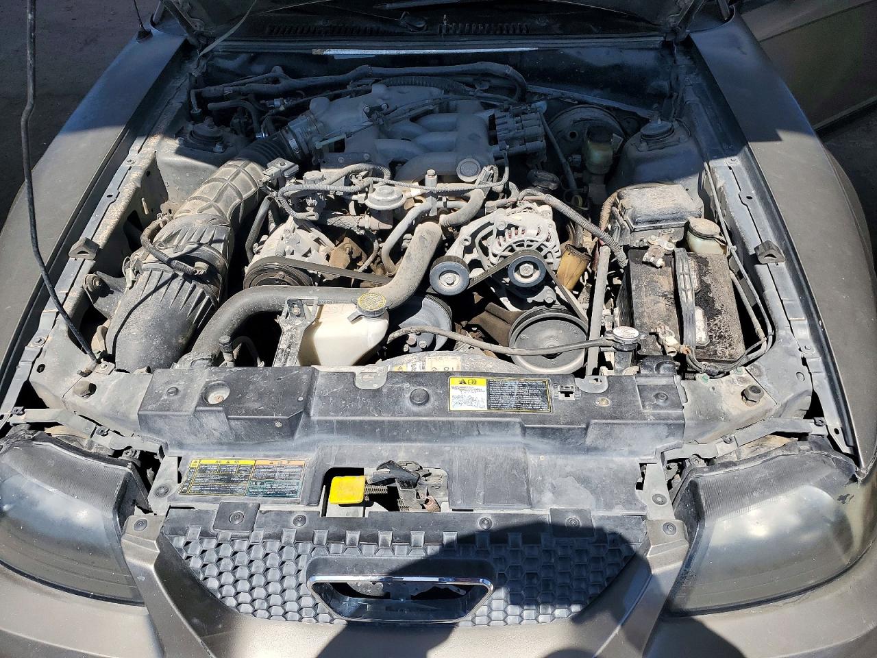 2002 Ford Mustang Gray vin: 1FAFP40492F125987
