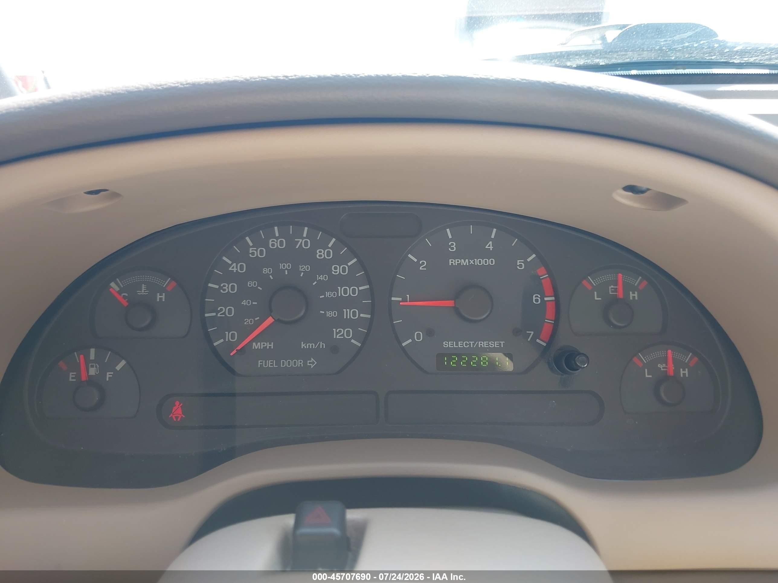 2003 Ford Mustang   Blue vin: 1FAFP40493F445196
