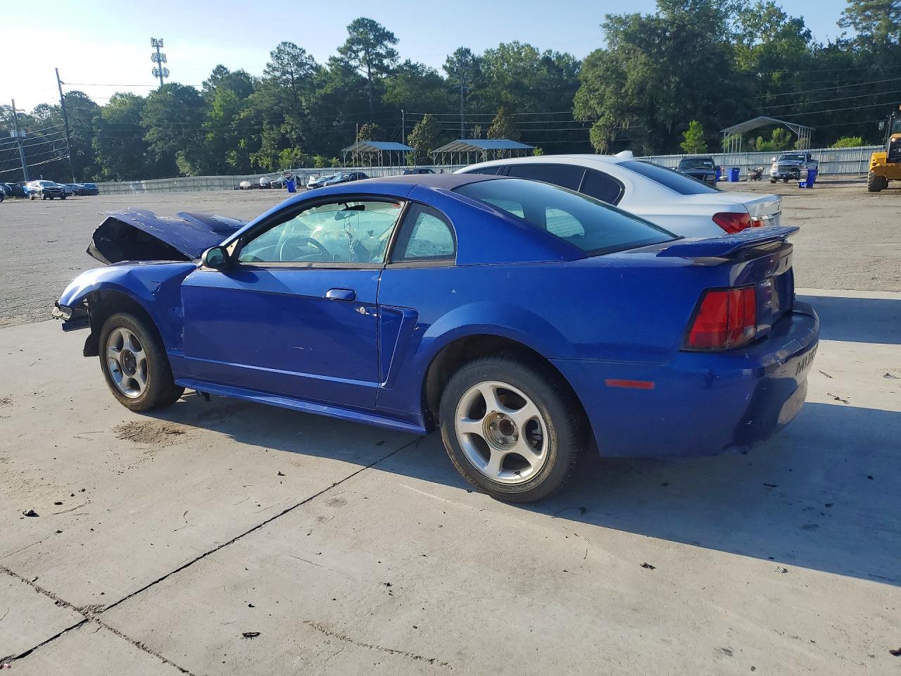 2004 Ford Mustang Blue vin: 1FAFP40494F125023