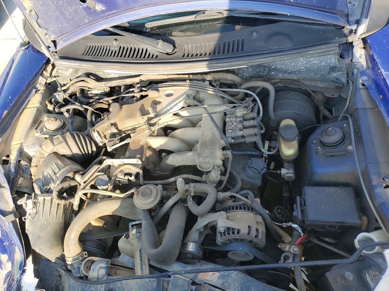 2004 Ford Mustang Blue vin: 1FAFP40494F125023