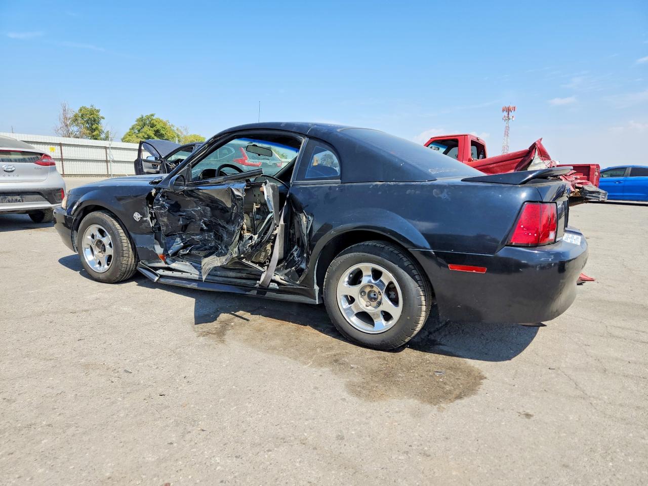 1999 Ford Mustang Black vin: 1FAFP4049XF160911