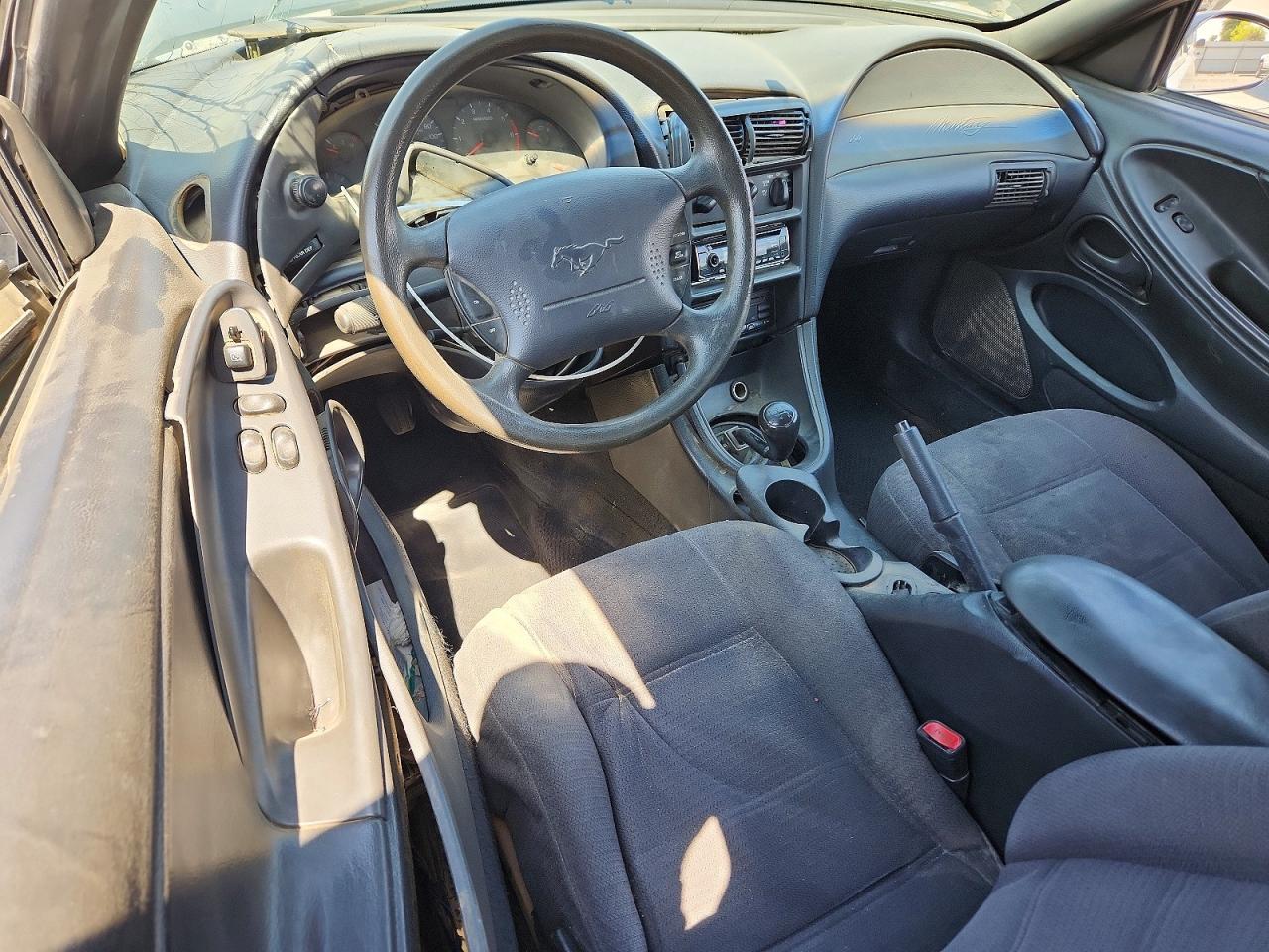 1999 Ford Mustang Black vin: 1FAFP4049XF160911