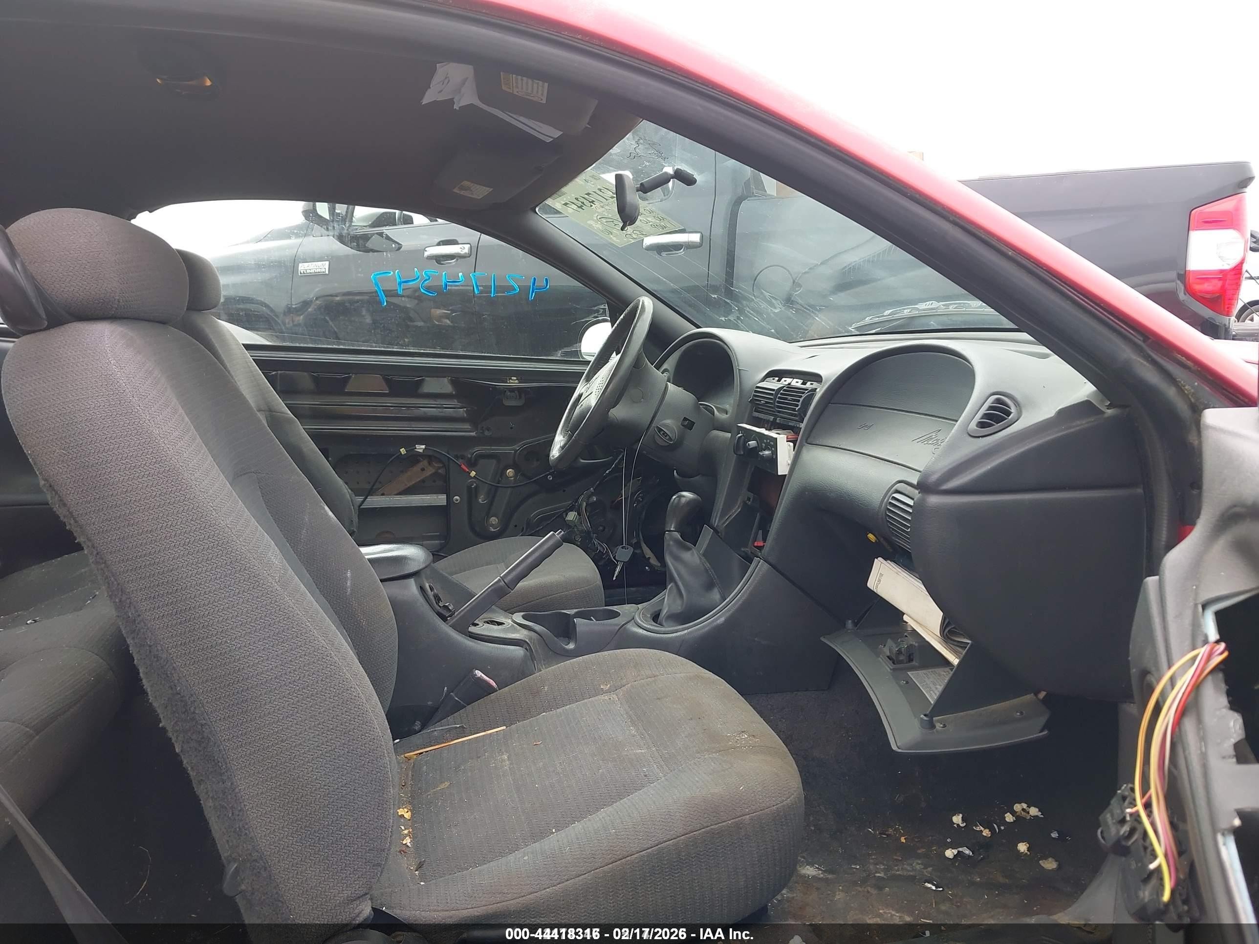 2000 Ford Mustang   Burgundy vin: 1FAFP4049YF303390
