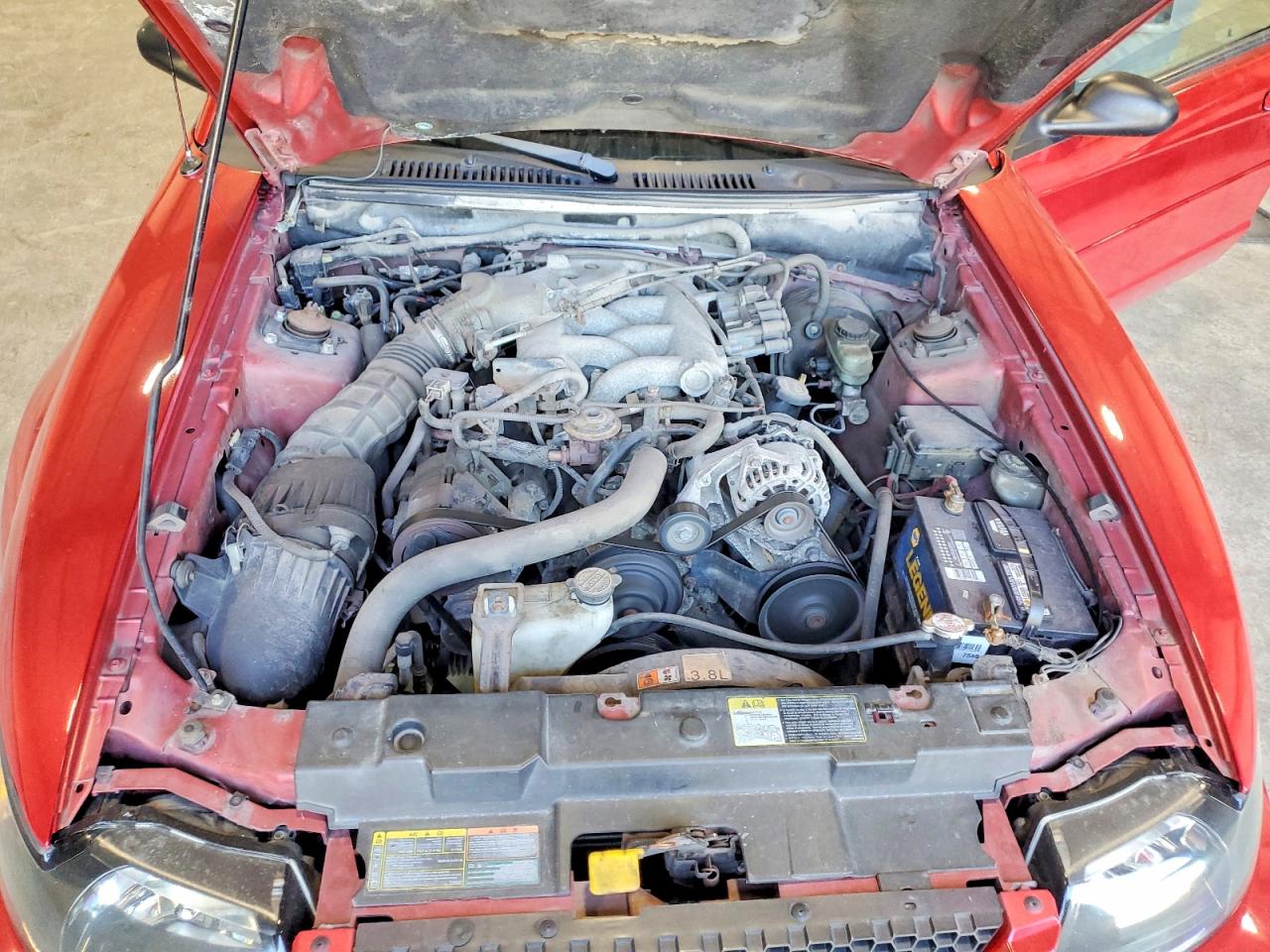 2001 Ford Mustang Red vin: 1FAFP404X1F154767