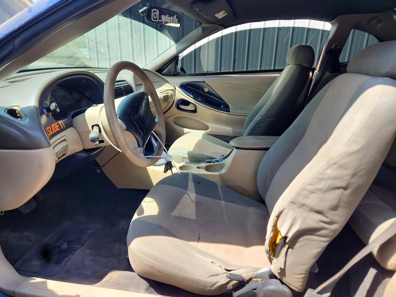 2003 Ford Mustang Blue vin: 1FAFP404X3F444560