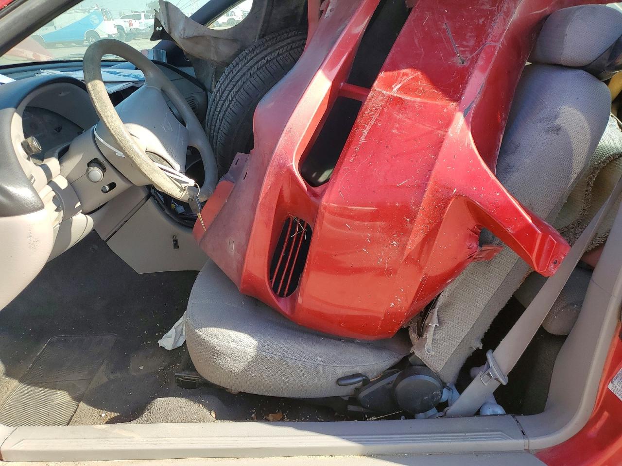 2000 Ford Mustang Red vin: 1FAFP404XYF202889