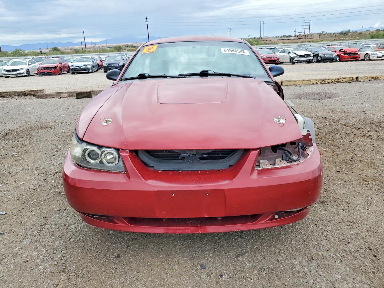 2004 Ford Mustang Red vin: 1FAFP40604F169848