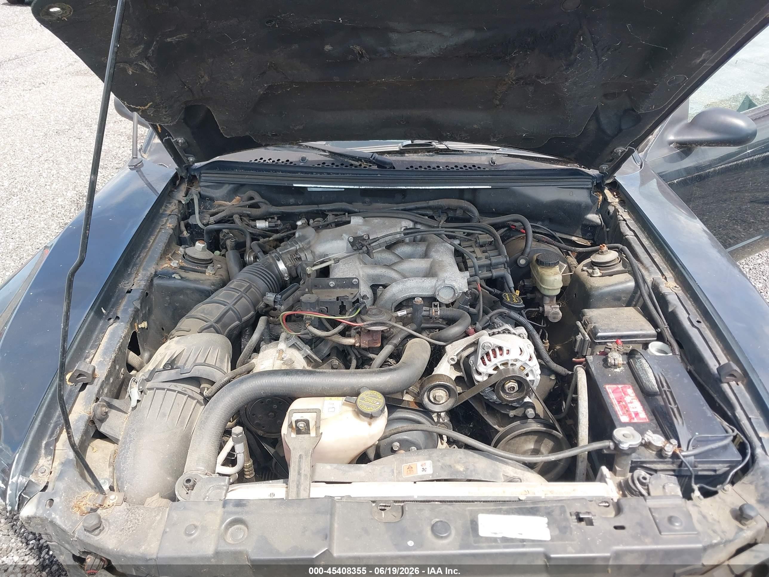 2004 Ford Mustang   Black vin: 1FAFP40604F202671