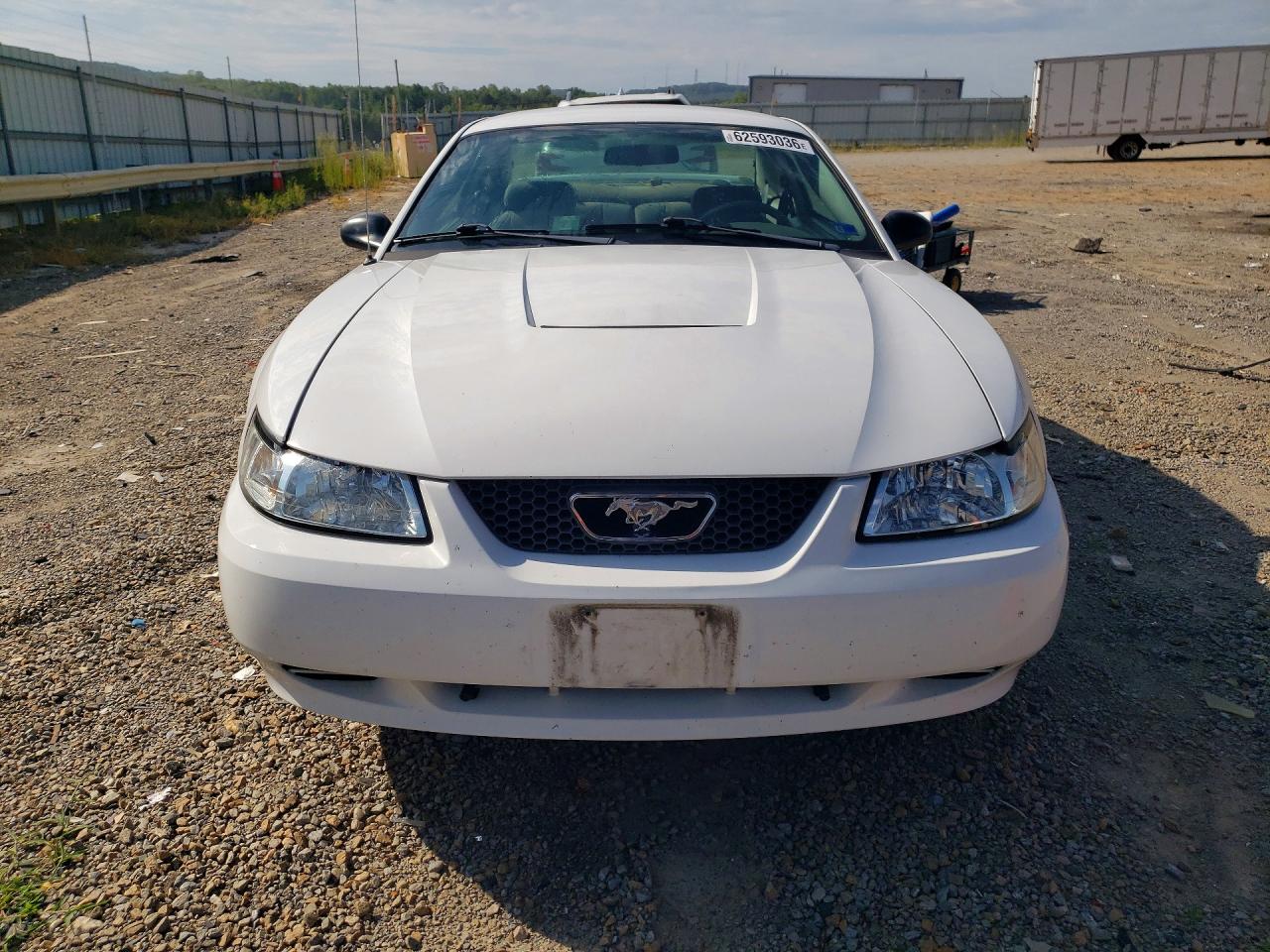 2004 Ford Mustang Base White vin: 1FAFP40614F145848